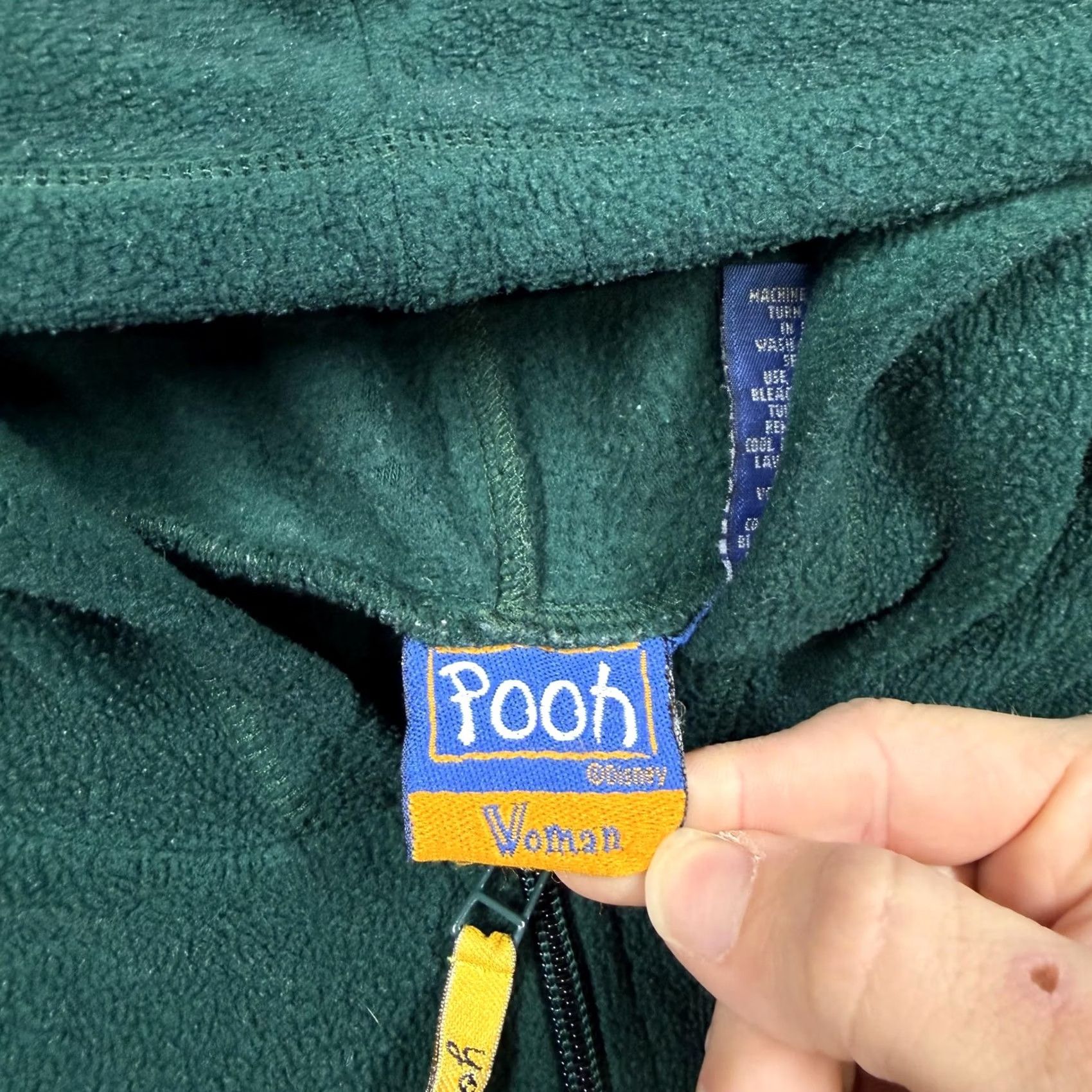 Disney VINTAGE Disney Hoodie Sweatshirt Adult XL Winnie the Pooh fleece hoodie pullover Size US XL / EU 56 / 4 - 4 Thumbnail