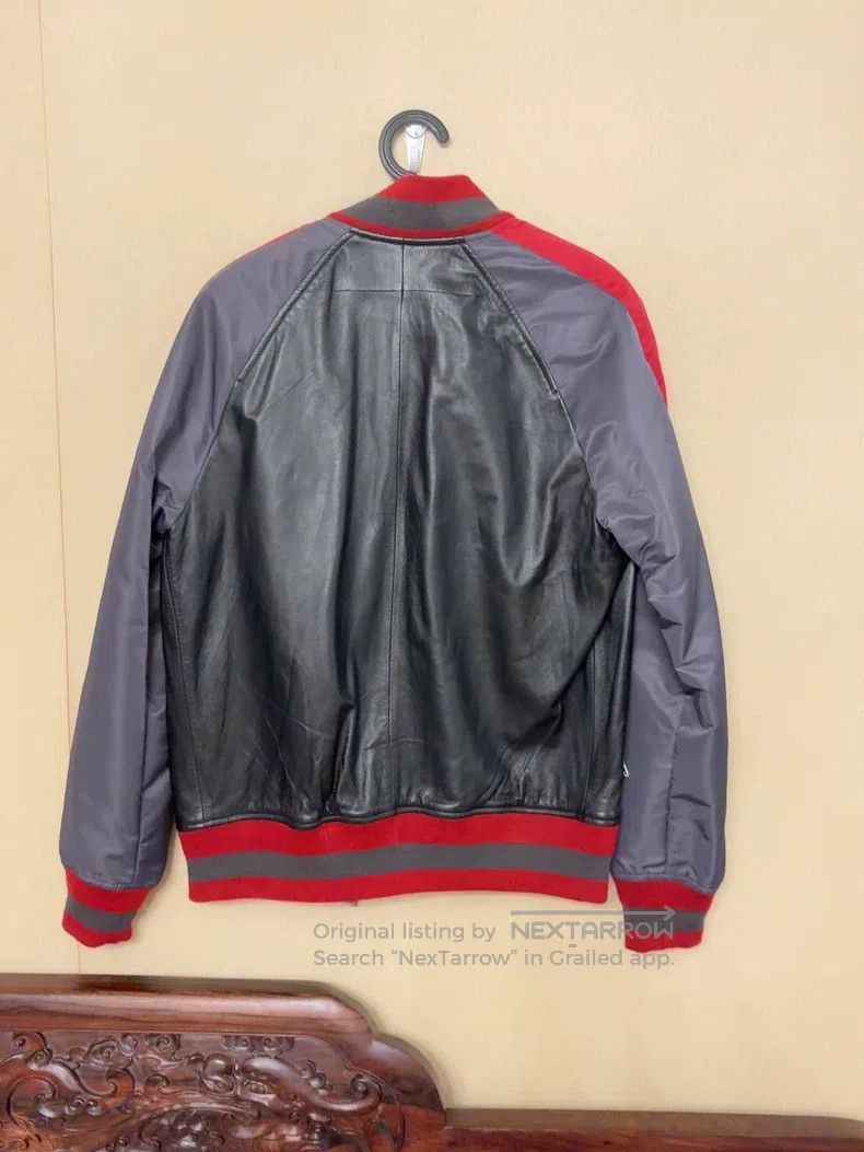 Givenchy Givenchy Size 48 New Black Leather Mixed Jacket, Size 48 Size US M / EU 48-50 / 2 - 2 Thumbnail