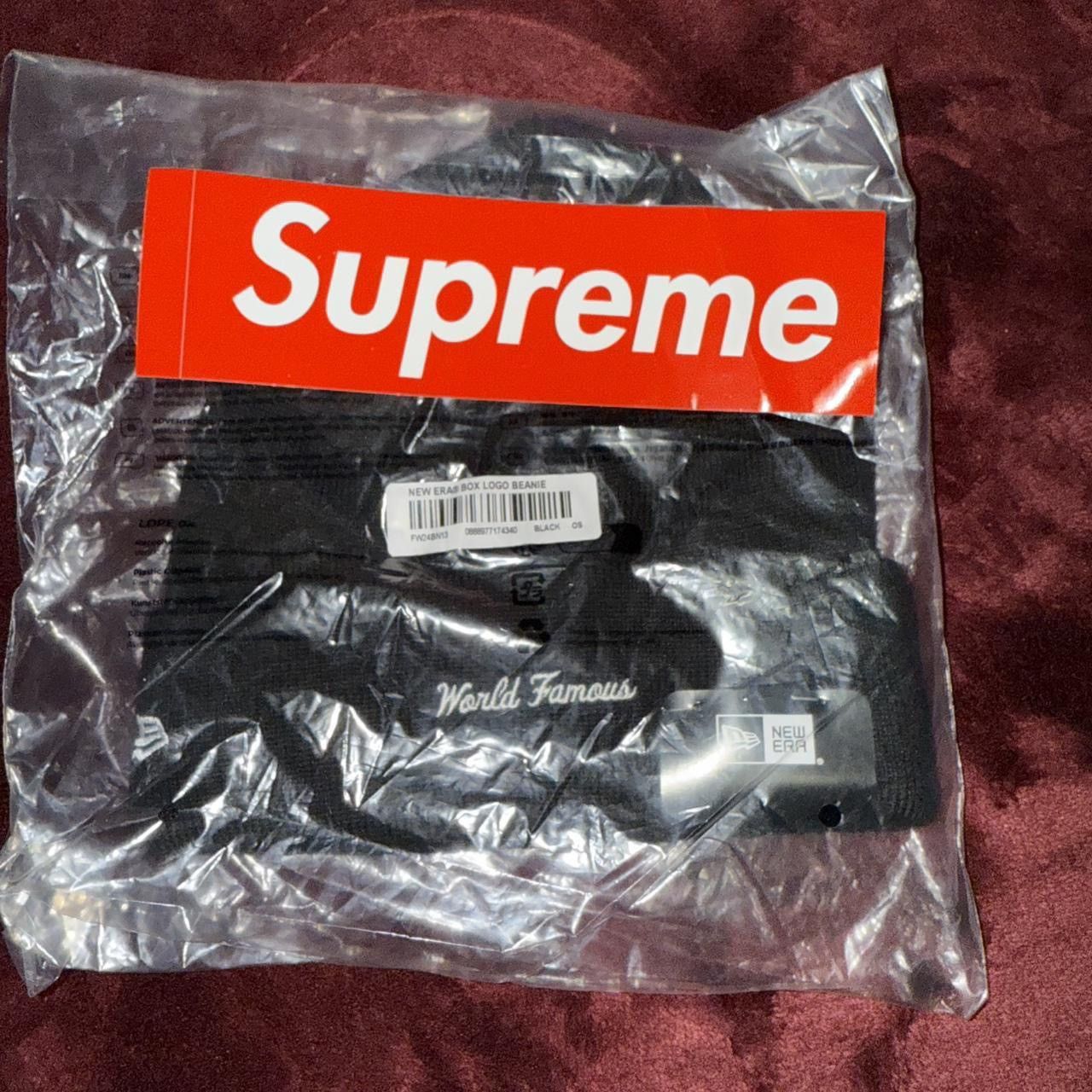 Supreme Supreme ‘New Era Box Logo Beanie’ Black Size ONE SIZE - 2 Thumbnail