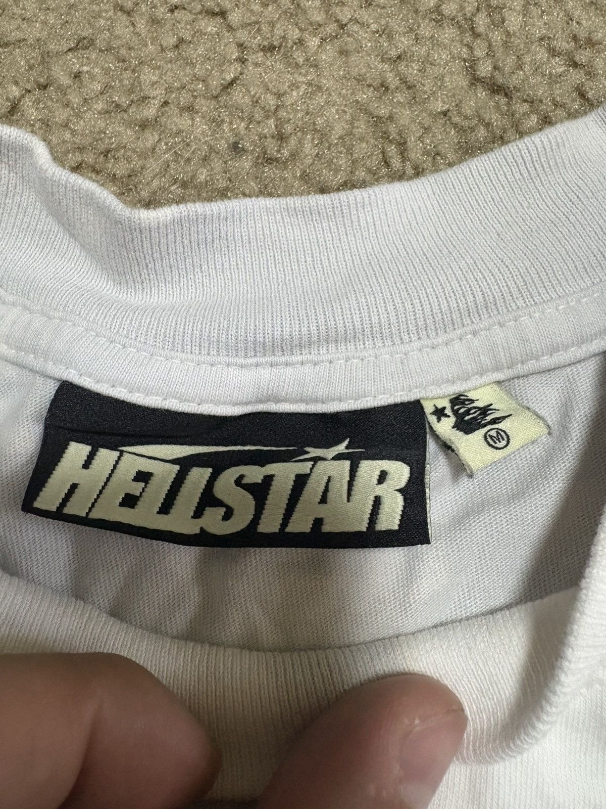 HELLSTAR Hellstar Skele Longsleeve Tee features a graphic rib cage Size US M / EU 48-50 / 2 - 3 Thumbnail