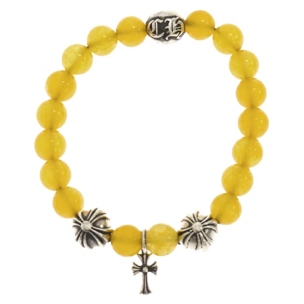 image of Chrome Hearts Yellow Bead Bracelet, Men's