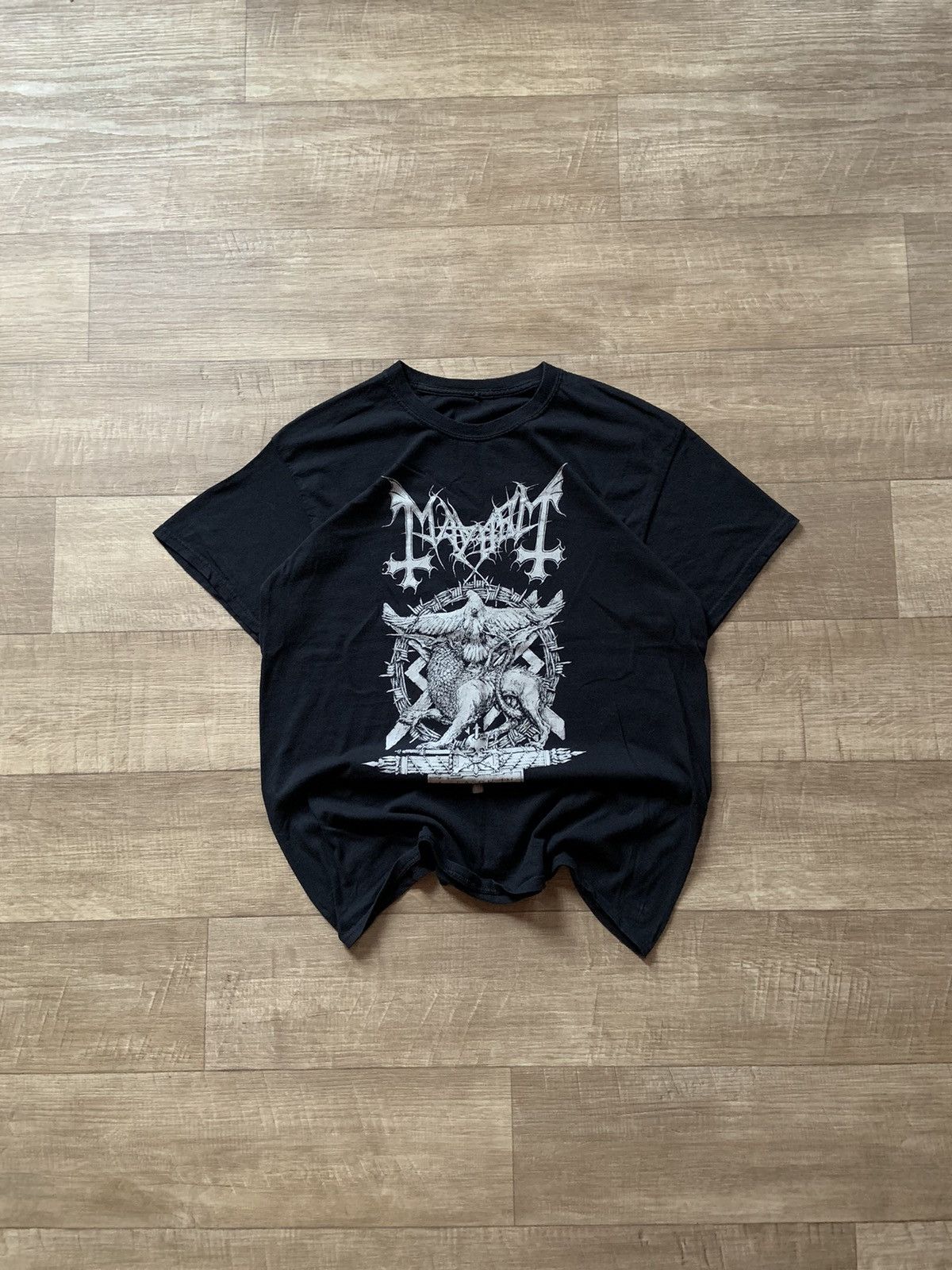 Band Tees × Vintage vintage mayhem a season in blasphemy black metal tee Size US L / EU 52-54 / 3 - 1 Thumbnail