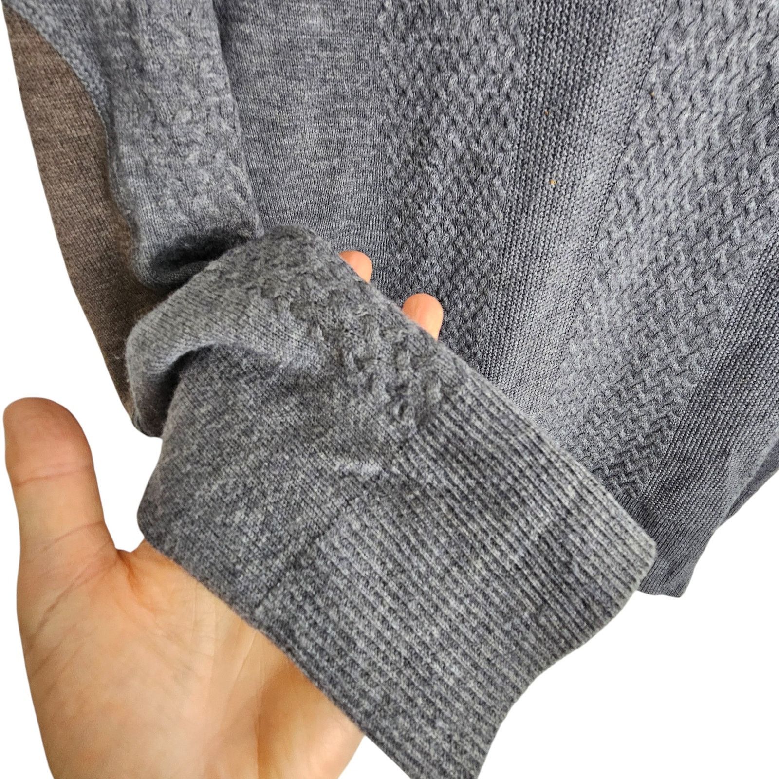 NOLLEY'S Noel Asmar Wool Cashmere V-Neck Sweater S Equestrain Preppy Size S / US 4 / IT 40 - 5 Thumbnail