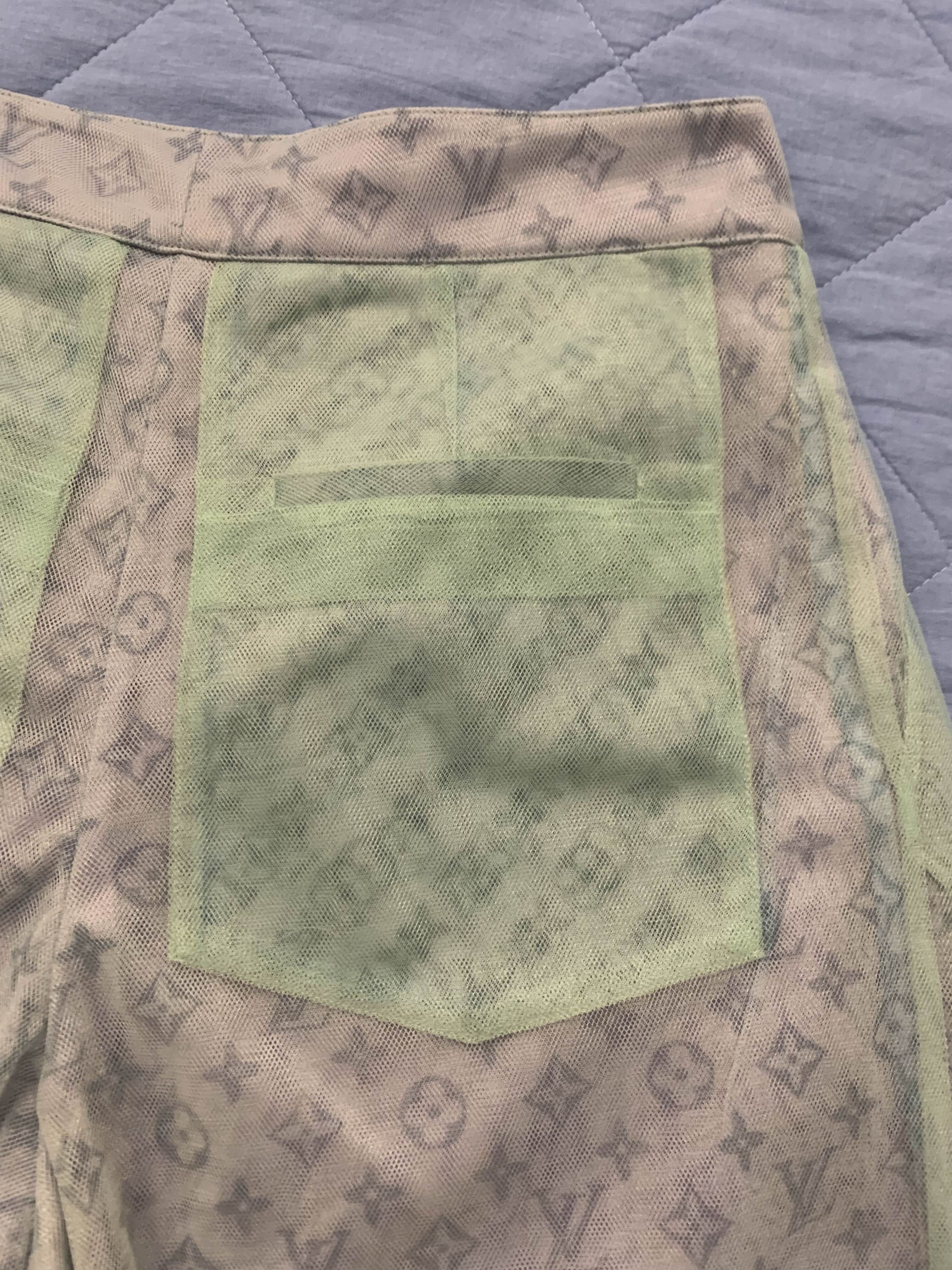 Louis Vuitton Louis Vuitton Monogram Mesh Tulle Shorts Size 27" / US 4 / IT 40 - 8 Thumbnail