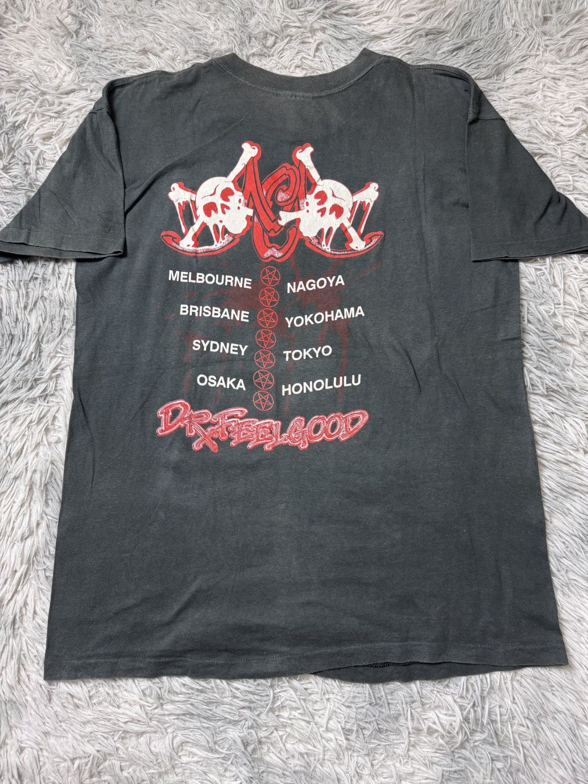 Vintage Vtg Motley Crue 1989 Dr.Feelgood Size US L / EU 52-54 / 3 - 6 Thumbnail
