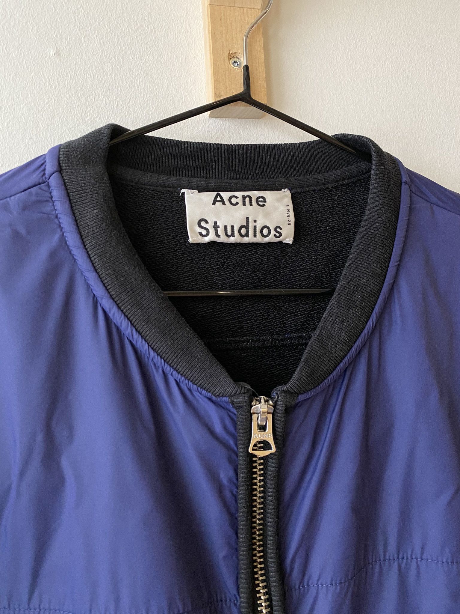 Acne Studios 48/M - Cotton/Nylon Bomber Zip Jacket Size US M / EU 48-50 / 2 - 3 Thumbnail