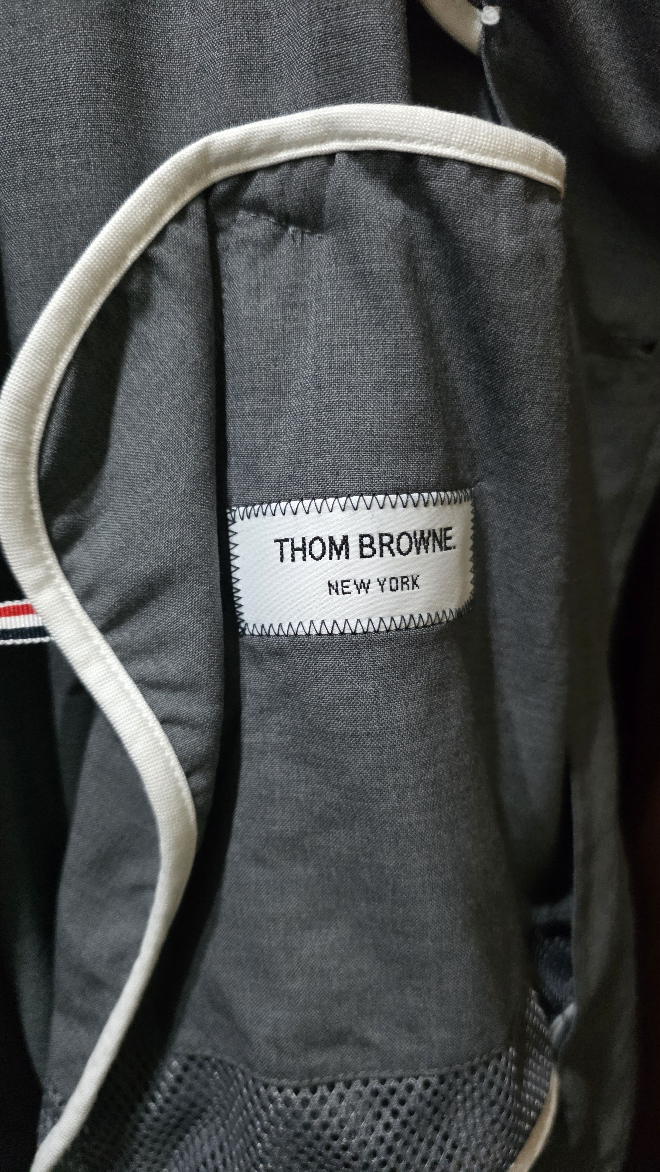 Thom Browne Thom Browne Grey Wool Jacket Size US XL / EU 56 / 4 - 4 Thumbnail