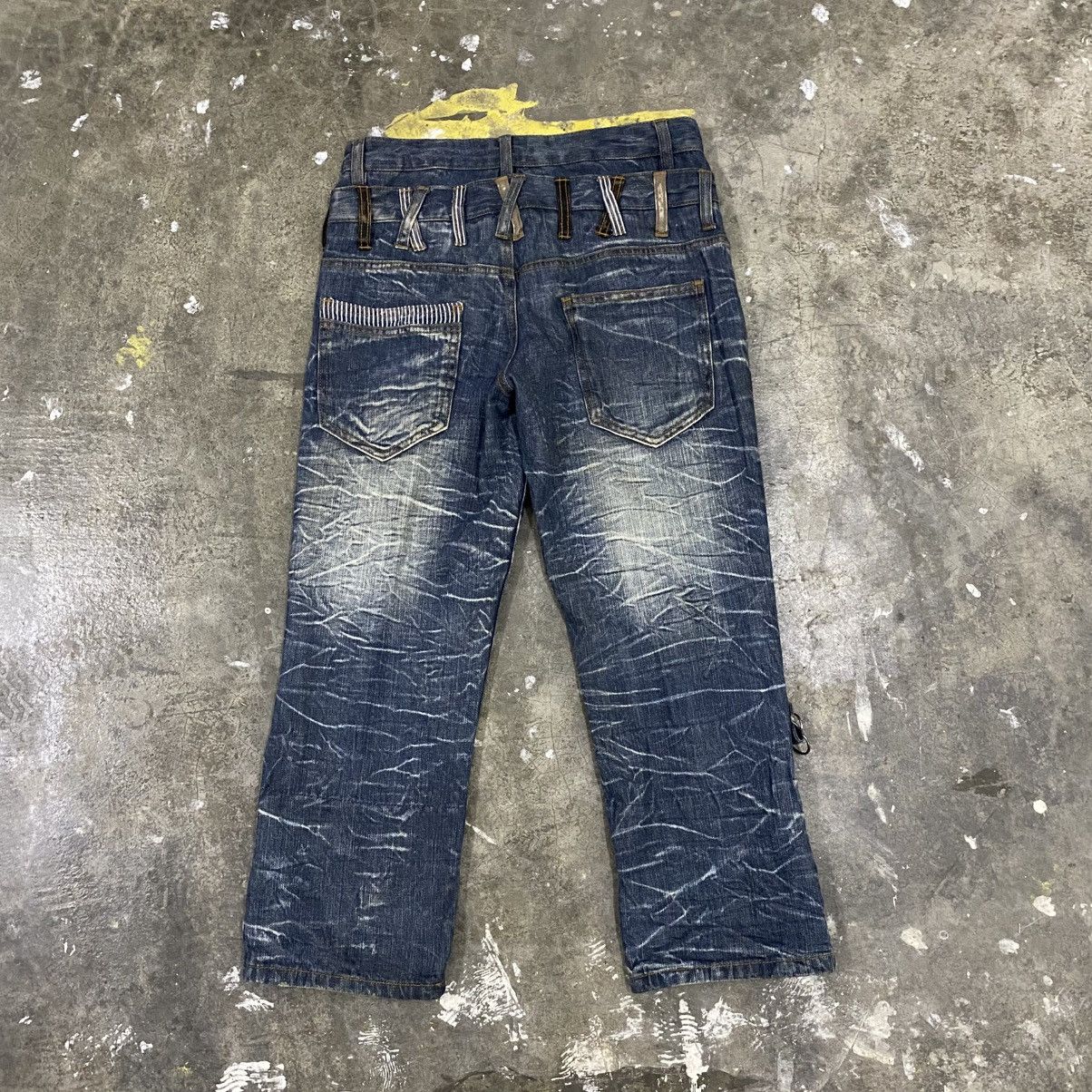 Hysteric Glamour Vintage 2000 Nylaus Double Waist 3 Quarter Denim Jeans Size US 32 / EU 48 - 3 Thumbnail