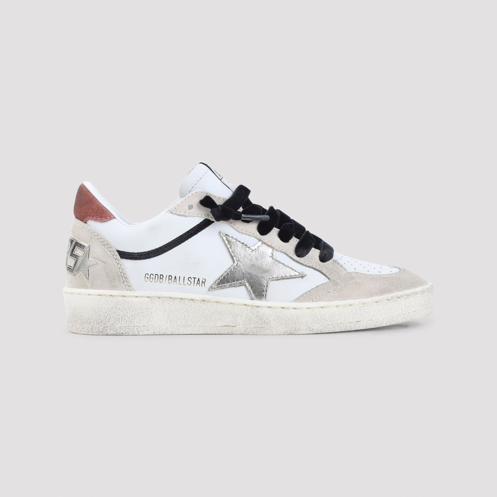 GOLDEN GOOSE Ball Star Women's White/Red Sneakers New & Auth