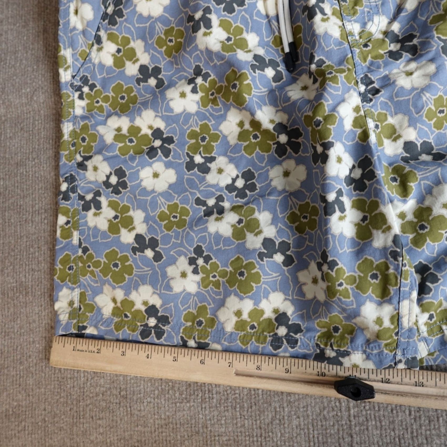 Katin Katin Mens Shorts XL Blue Floral All over Print Shorts Size US 36 / EU 52 - 5 Thumbnail
