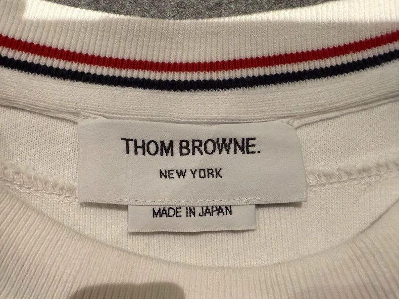 Thom Browne THOM BROWNE0White four-bar hoodie 2502-Nextarrow Size XS / US 0-2 / IT 36-38 - 4 Thumbnail