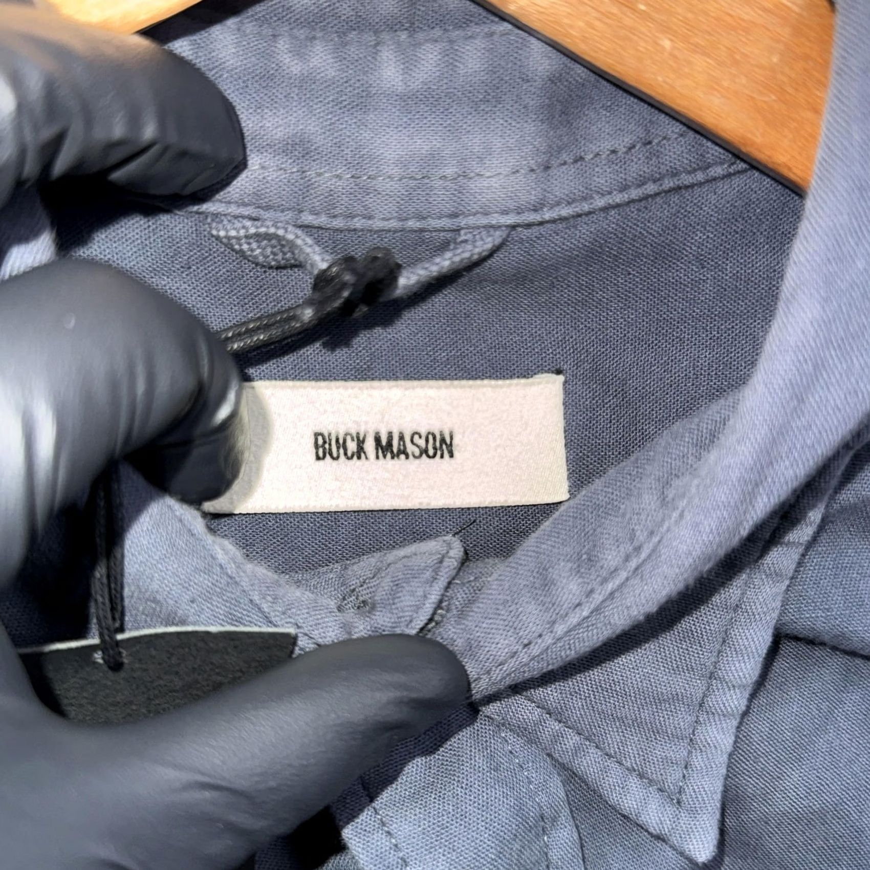 Buck Mason Buck Mason Shirt Mens Medium Blue Button Front Long Sleeve Casual Size US M / EU 48-50 / 2 - 3 Thumbnail