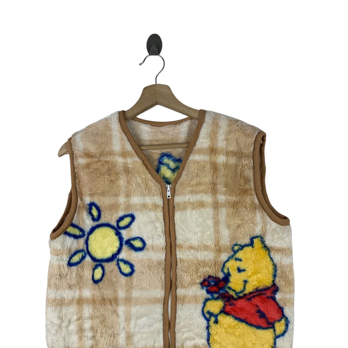 Japanese Brand × Vintage Winnie The POOH Disney Cartoon Big Logo Fleece Vest Jacket Size US M / EU 48-50 / 2 - 3 Thumbnail