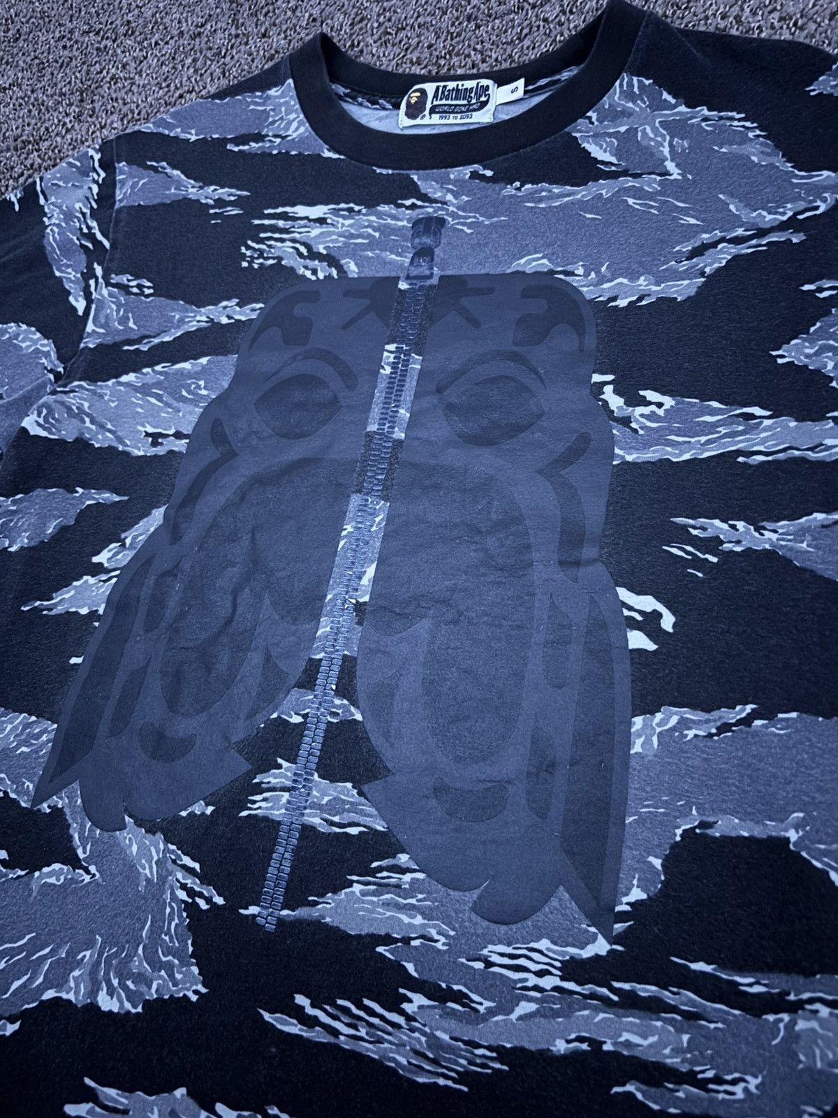 Bape Bape tiger 2017 t-shirt Size US S / EU 44-46 / 1 - 2 Thumbnail
