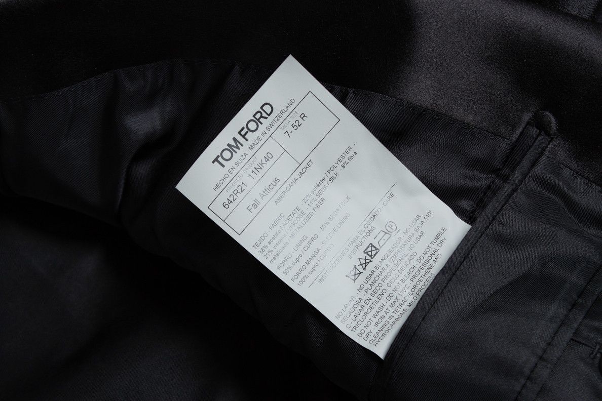 Tom Ford Tom Ford, Black Camo blazer Size 52R - 5 Thumbnail