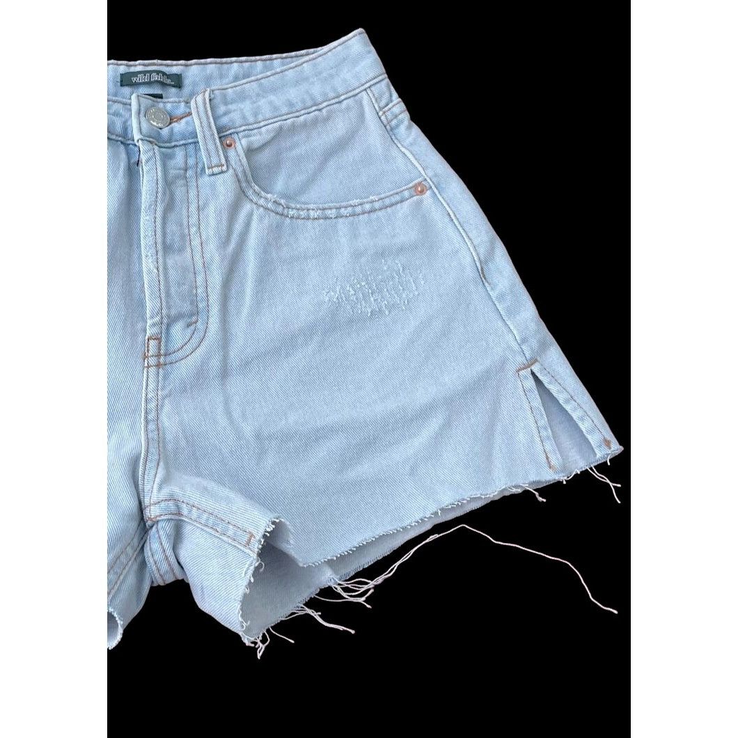 Other Wild Fable - Women's High-Rise Cutoff Short - Light Blue - 0 Size 24" / US 00 / IT 34 - 14 Thumbnail