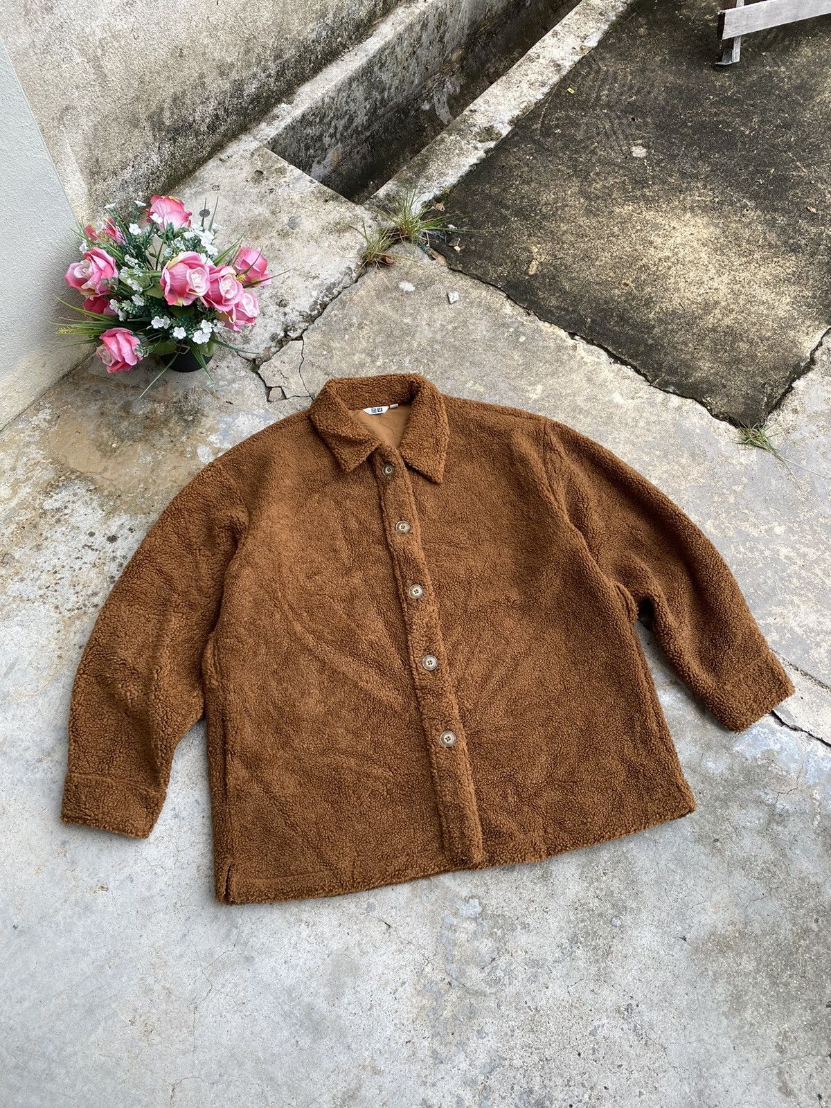 Uniqlo Uniqlo x Christophe Lemaire Sherpa Jacket Size US XL / EU 56 / 4 - 2 Thumbnail