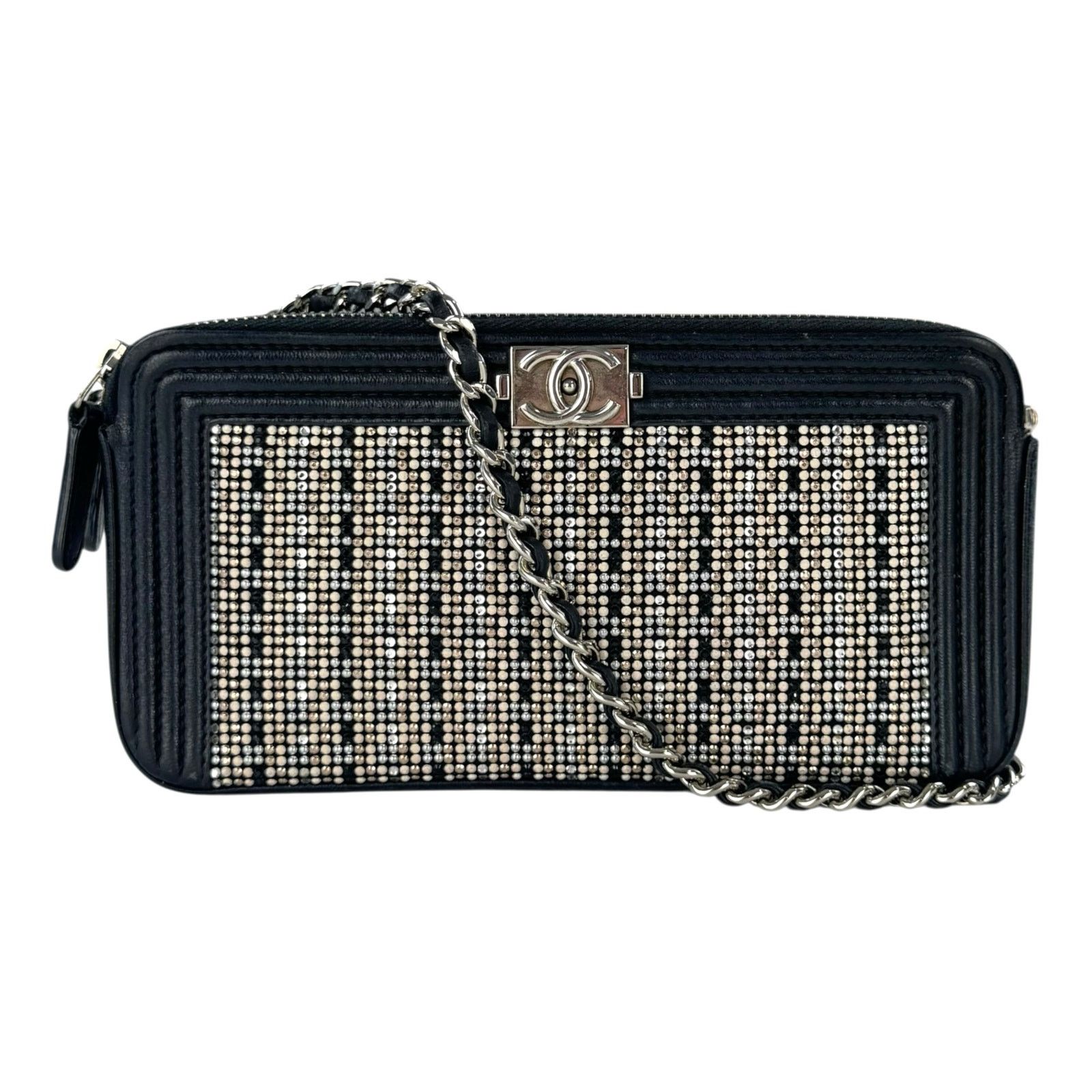 Chanel Chanel CC Rhinestone Boy Wallet-On-Chain Size ONE SIZE - 1 Thumbnail