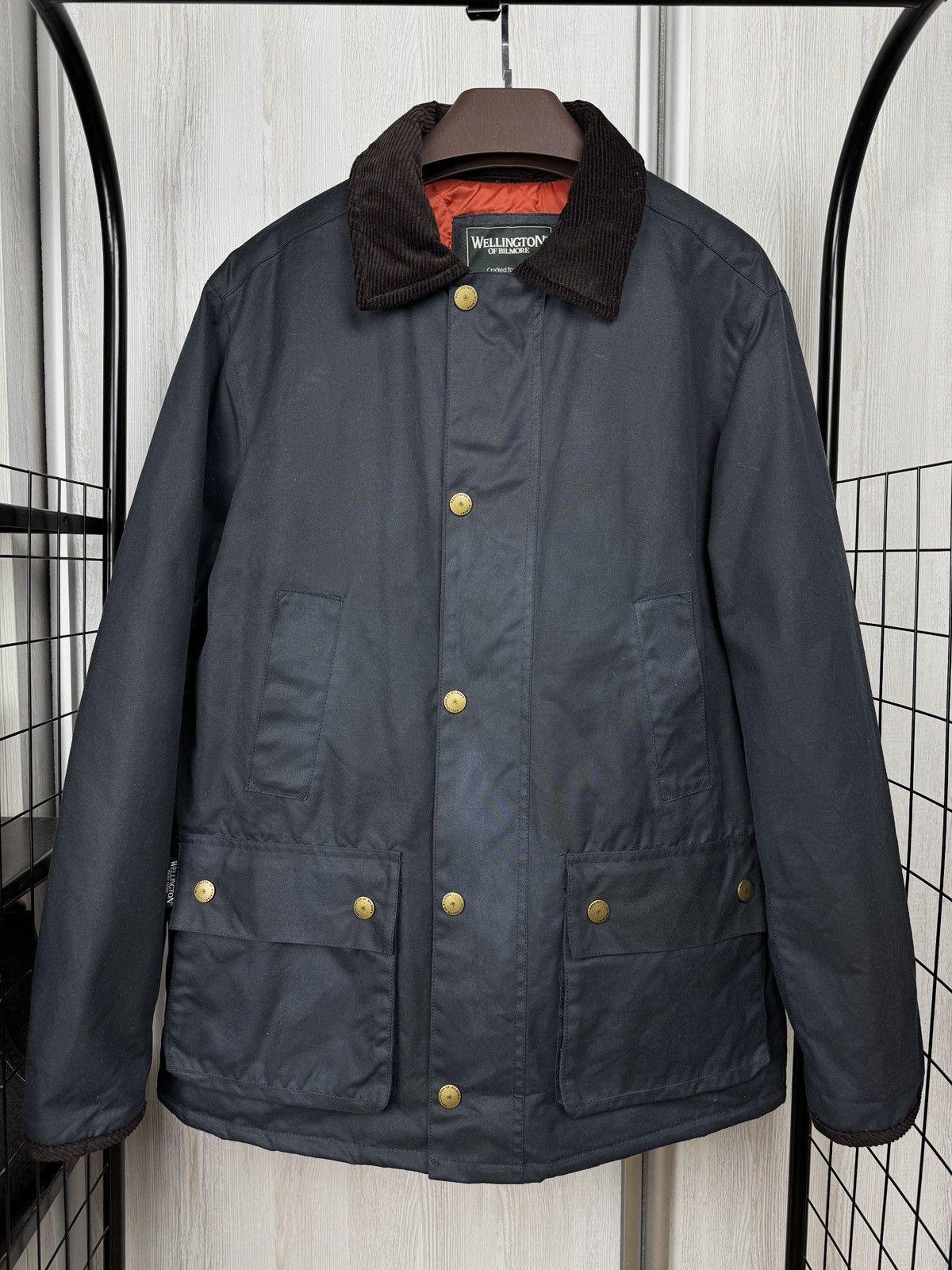 Daniel Wellington WELLINGTON OF BILMORE WAX JACKET ''STARBERG'' IN DARK BLUE Size US L / EU 52-54 / 3 - 2 Thumbnail