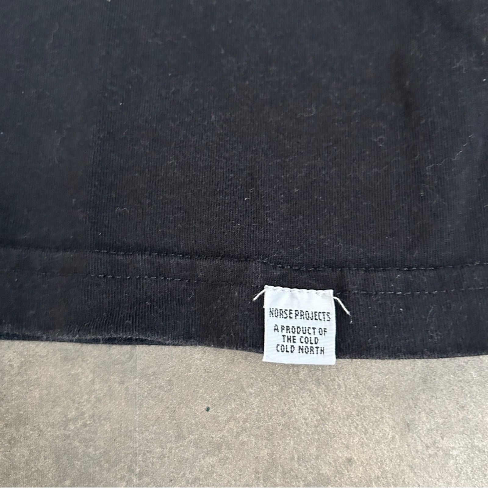 Norse Projects Norse Projects Niels Coordinates logo black tee XL Size US XL / EU 56 / 4 - 2 Thumbnail