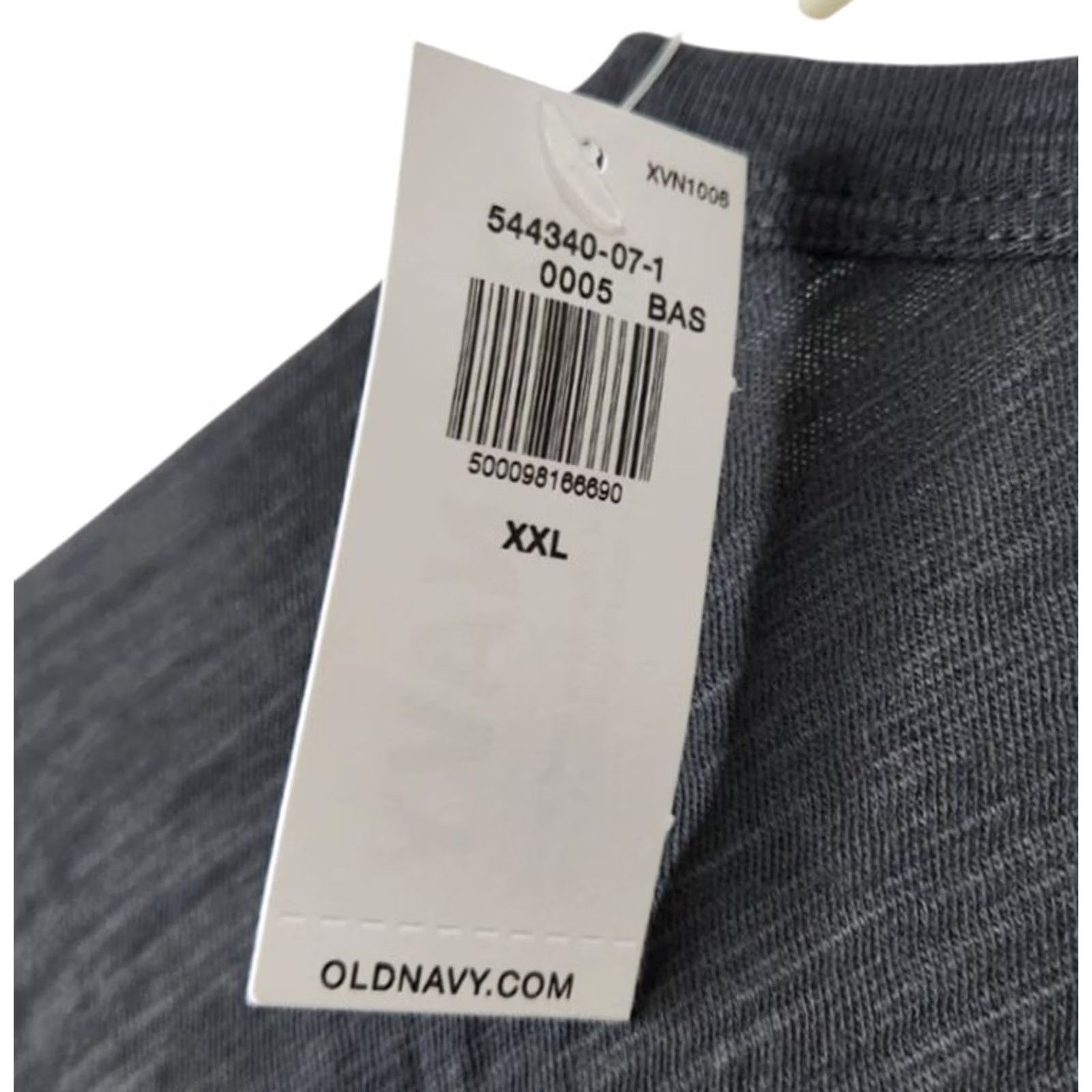 Old Navy Old Navy Womens 2XL V-Neck T-Shirt Short Sleeve Slub Tee 100% Cotton Top Gray Size XXL / US 16-18 / IT 52-54 - 5 Thumbnail