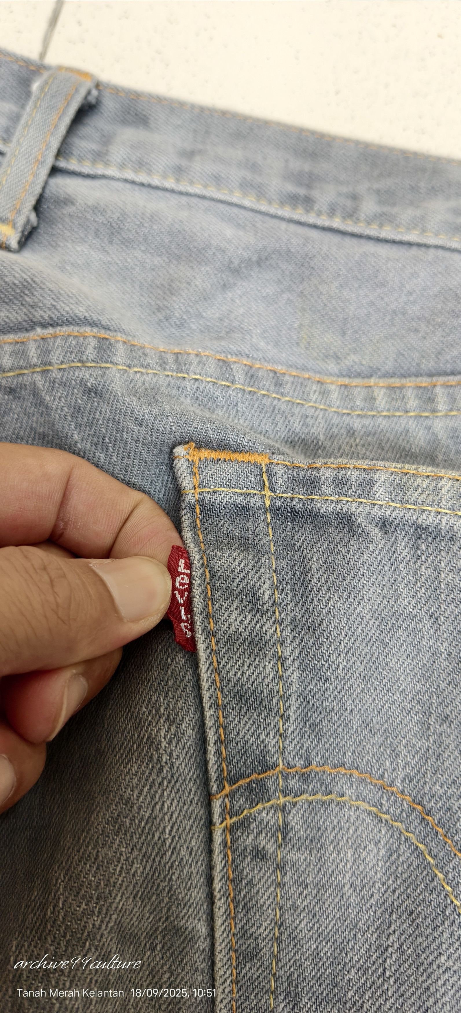 Takahiromiyashita The Soloist. Levi's® Lefty Jean L505 by Takahiro Kuraishi Size US 31 - 14 Thumbnail
