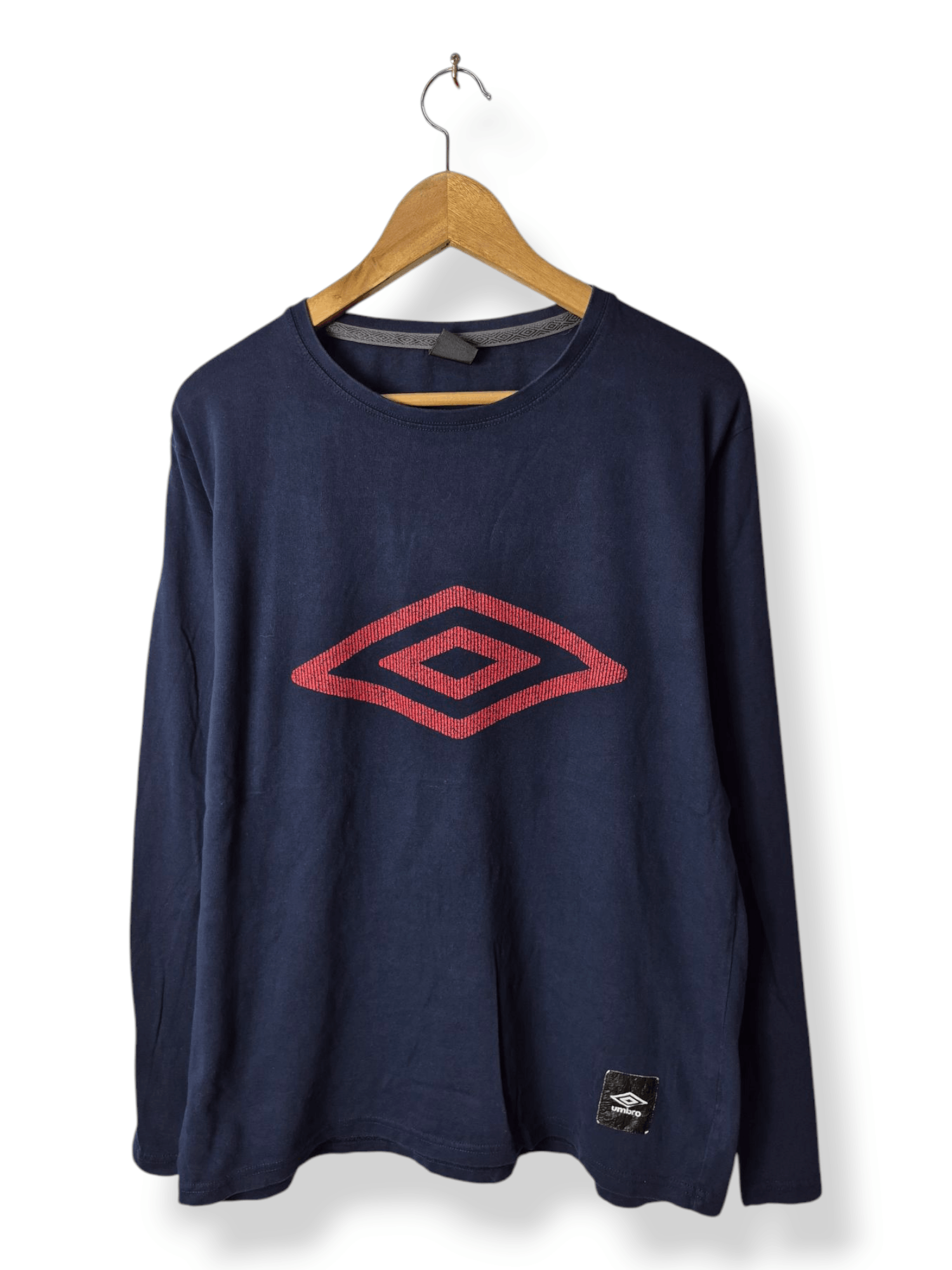 Umbro 🔥 Vintage Style Umbro Big Logo Longsleeves Tee Size US M / EU 48-50 / 2 - 1 Thumbnail