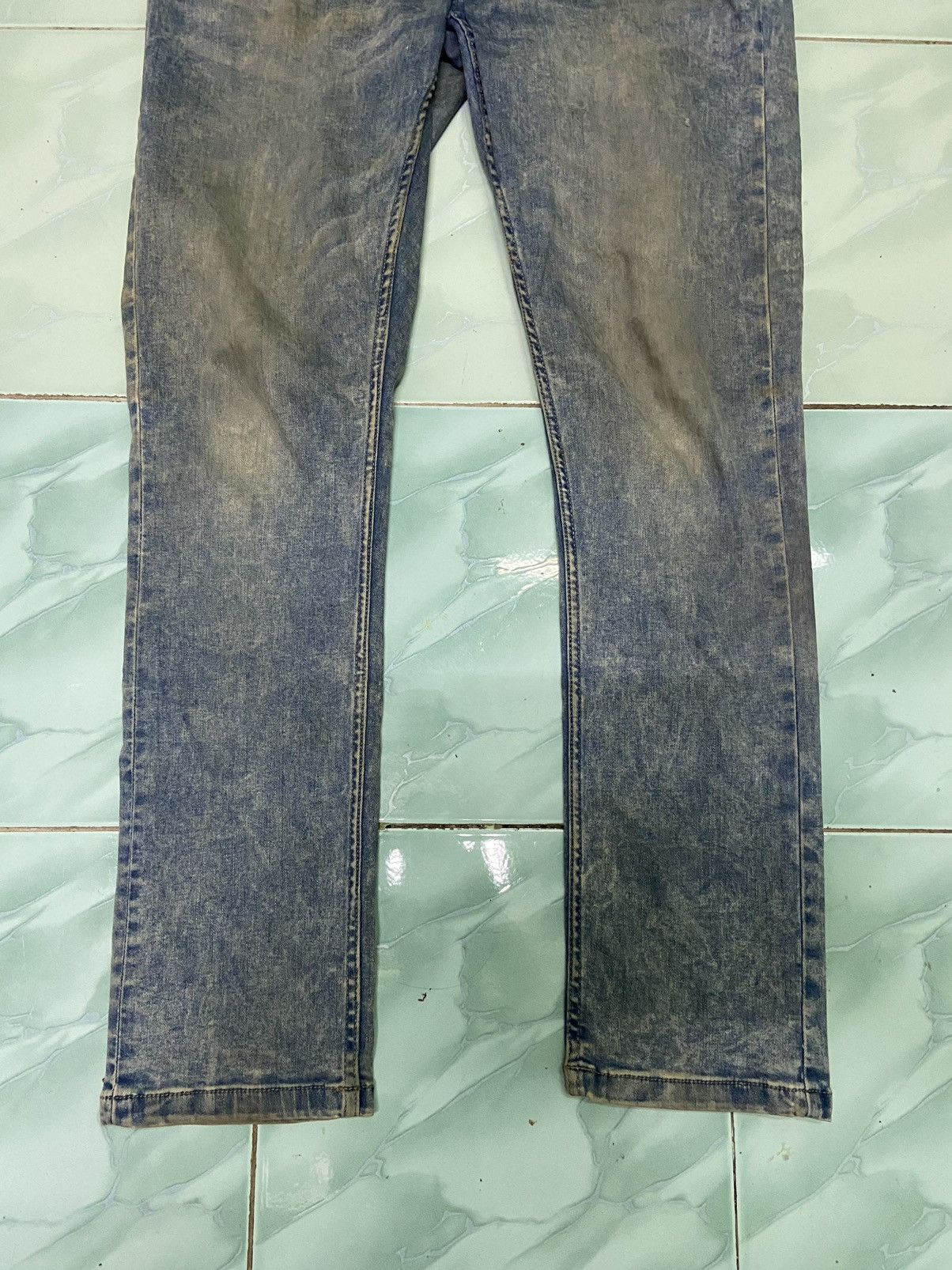 Japanese Brand × Steve And Barrys Steves Jeans stone wash Size US 33 - 3 Thumbnail