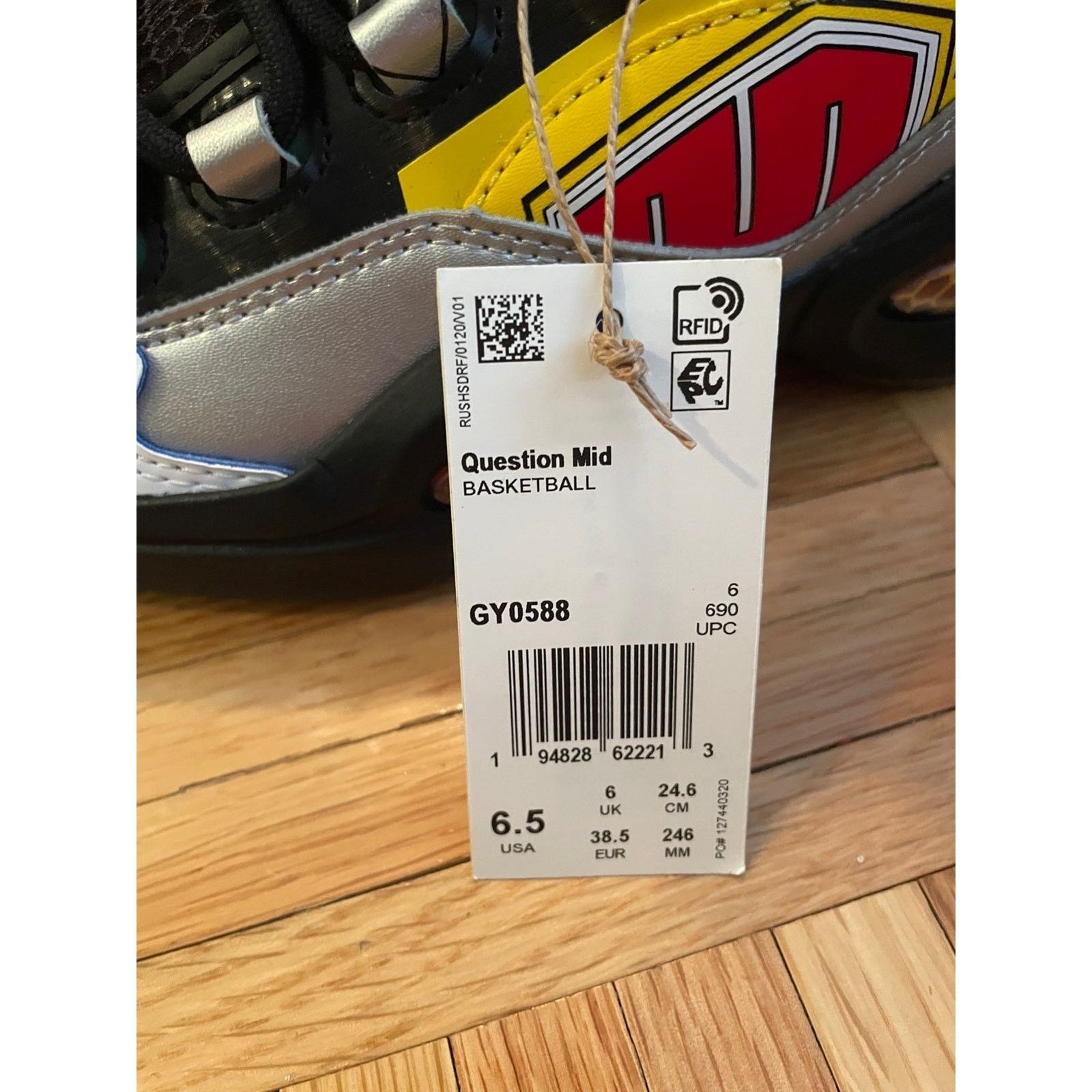 Reebok Reebok Question Mid X Power Rangers Megazord Sneakers- 6.5M Size US 6.5 / EU 39-40 - 10 Thumbnail