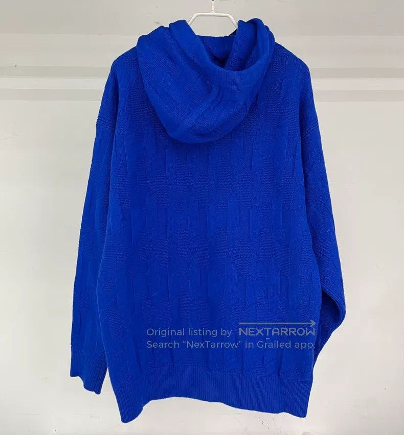 Hermes Hermes Hooded Sweater - Pure Wool - Klein Blue Size XS / US 0-2 / IT 36-38 - 2 Thumbnail