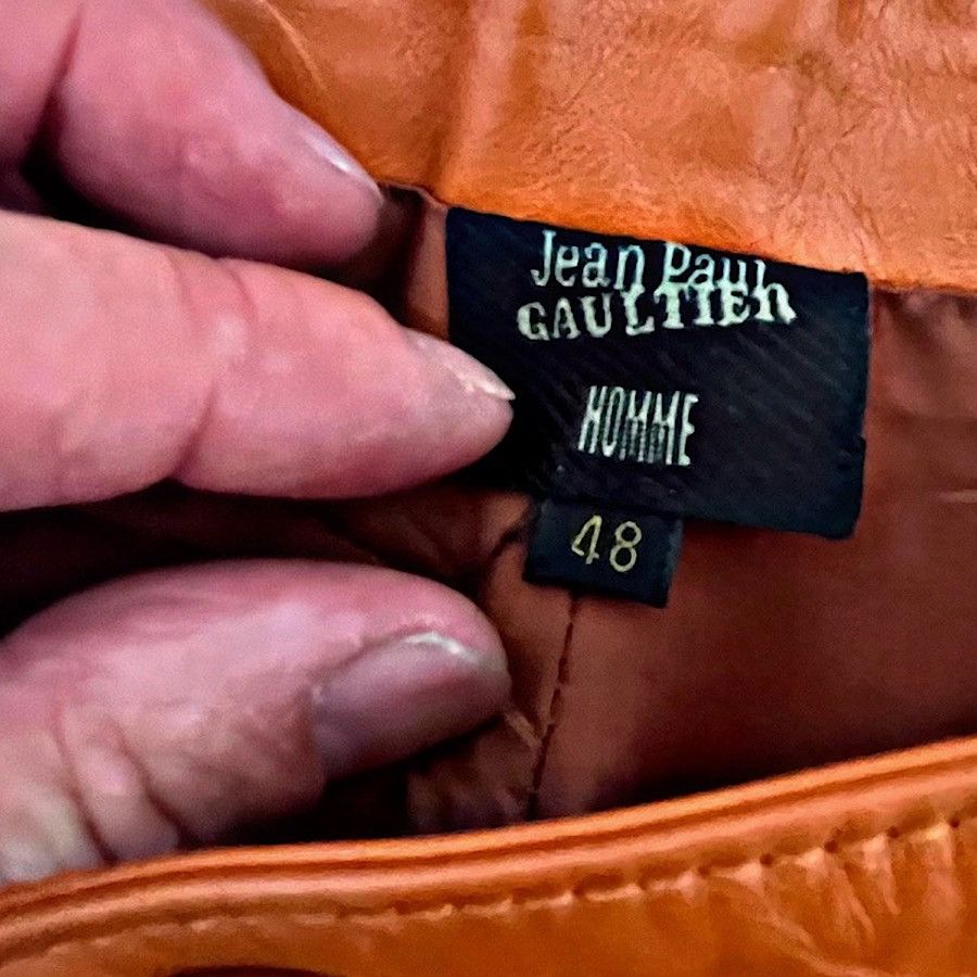 Jean Paul Gaultier Authentic Jean Paul Gaultier Leather Pants Size US 30 / EU 46 - 7 Thumbnail