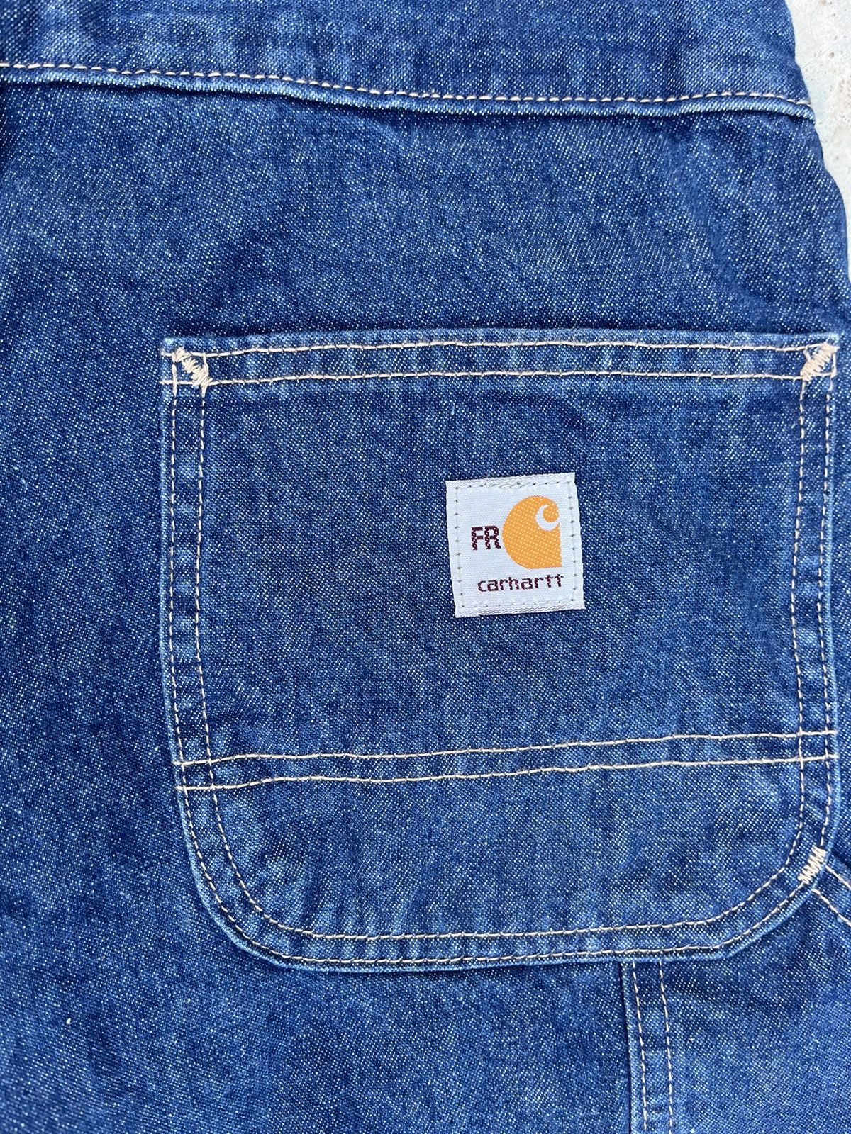 Carhartt FLAME RESISTANT CARHARTT DENIM 🔥 Size US 32 / EU 48 - 12 Thumbnail
