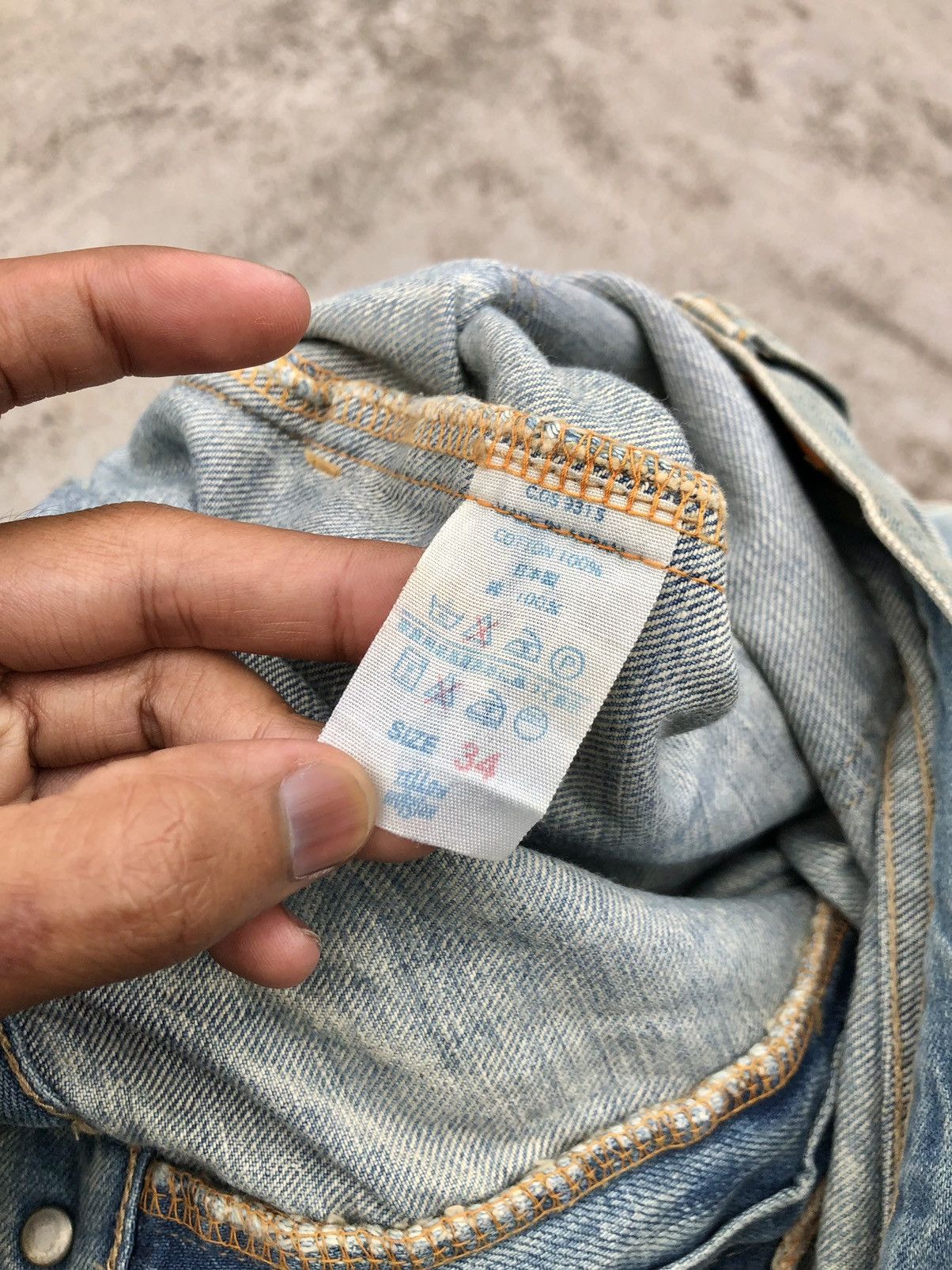 Japanese Brand VINTAGE RUSTY BLUE GO WEST BUSHPANT JEANS Size US 34 / EU 50 - 3 Thumbnail
