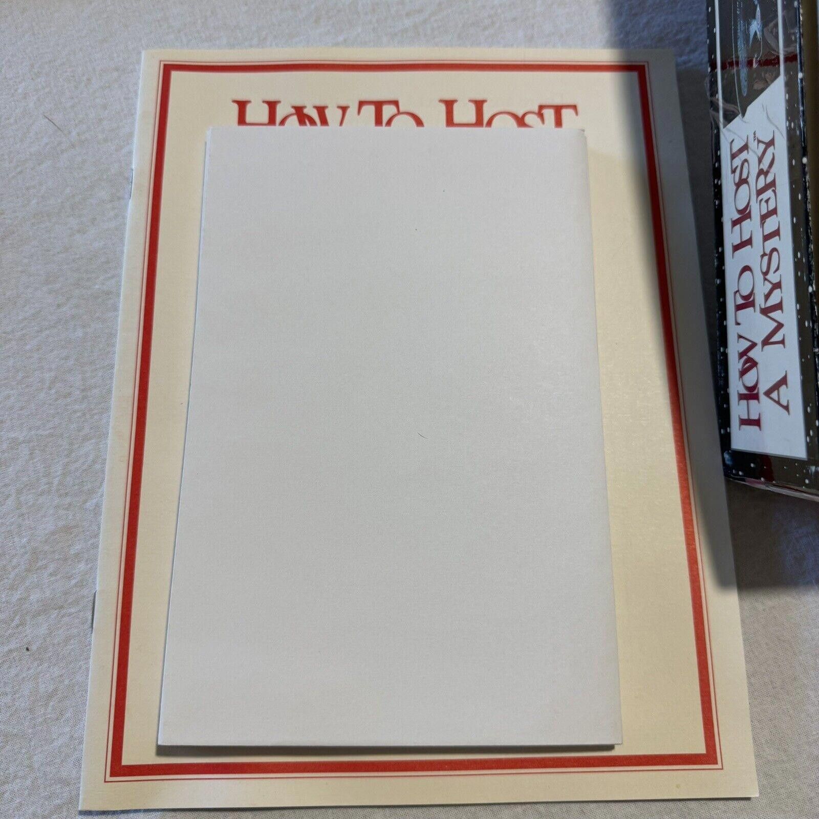Designer VTG How to Host a Mystery: Star Trek Next Generation Game Size ONE SIZE - 10 Thumbnail