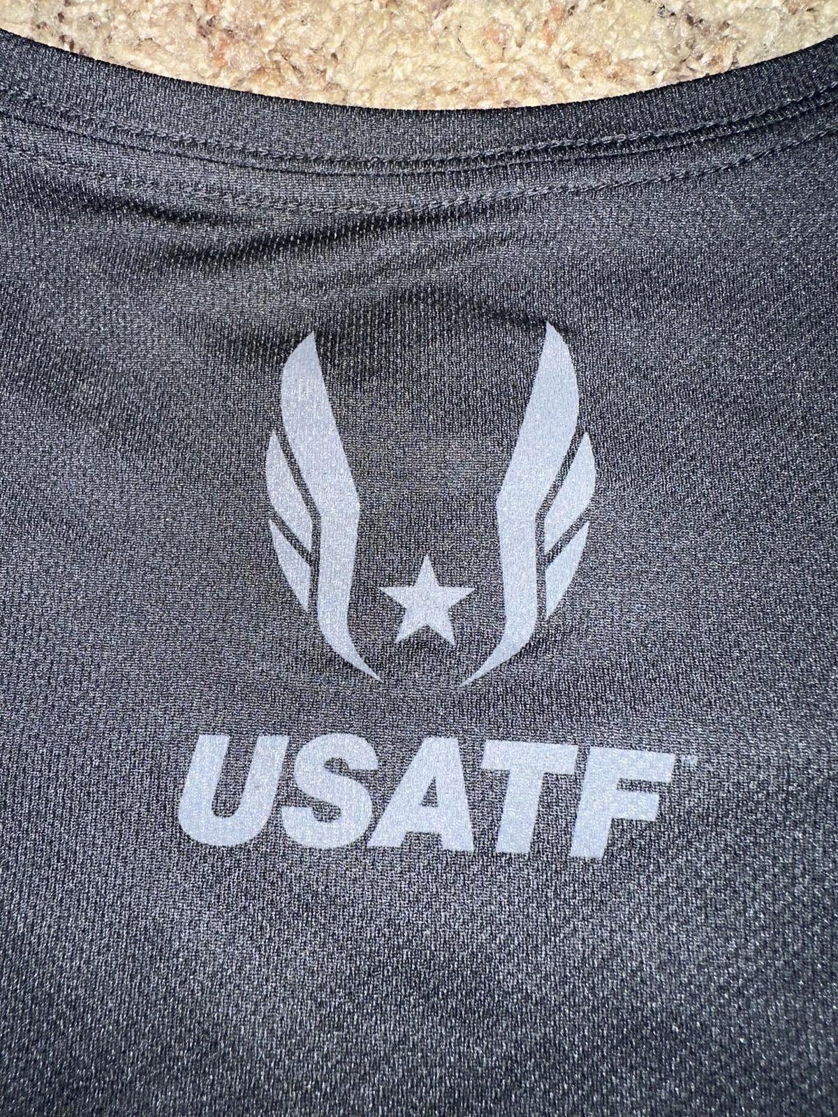 Nike Nike Women’s USATF Team USA Track & Field Running Miler Black T-Shirt Size L / US 10 / IT 46 - 7 Thumbnail