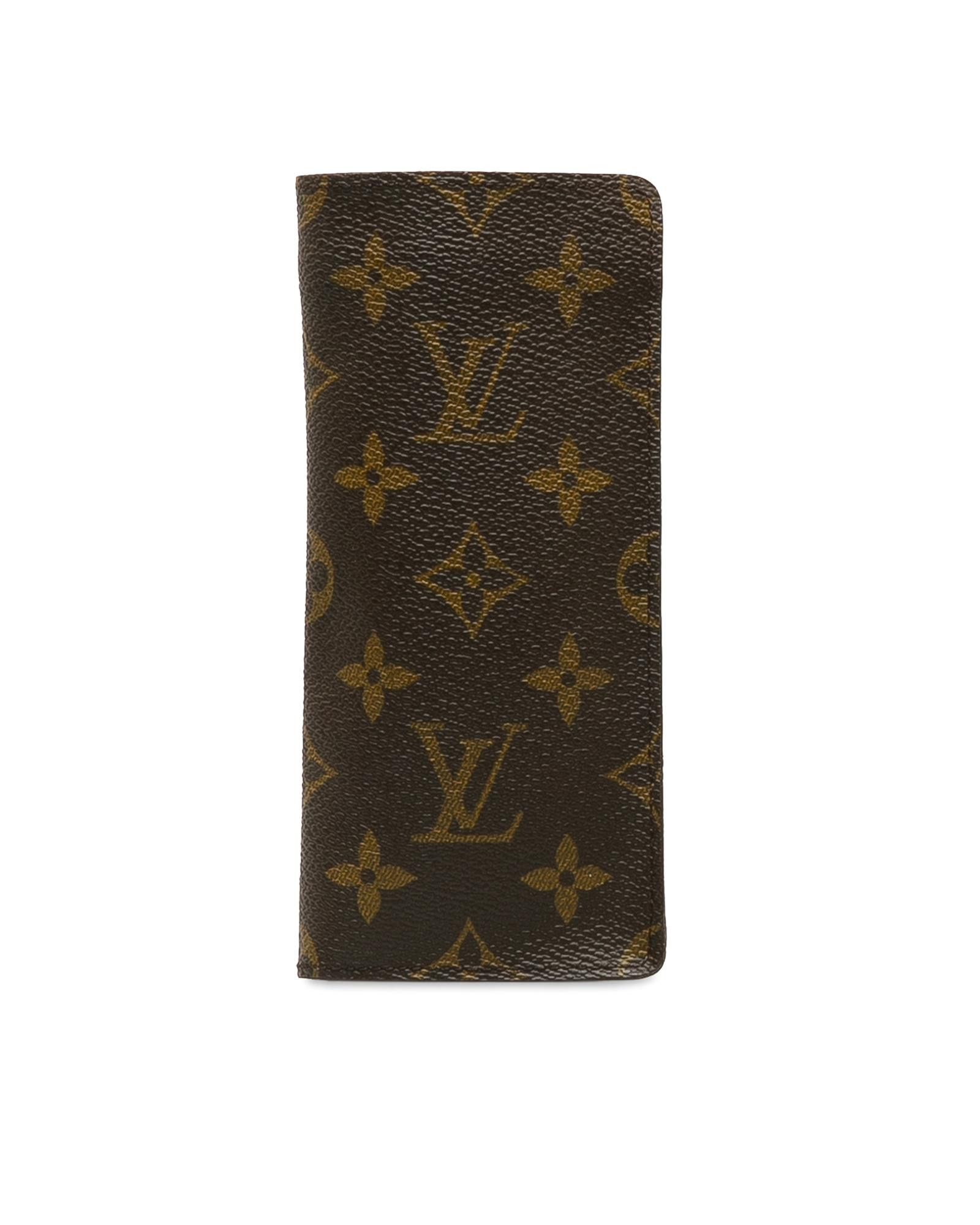 image of Louis Vuitton Monogram Canvas Credit Card Wallet in Brown, Women's