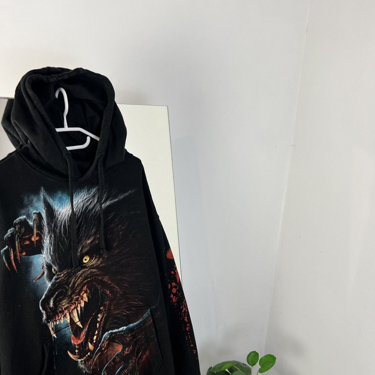 Band Tees Vintage Y2K Spiral Ghoul Allover Print Hoodie Size US XL / EU 56 / 4 - 2 Thumbnail