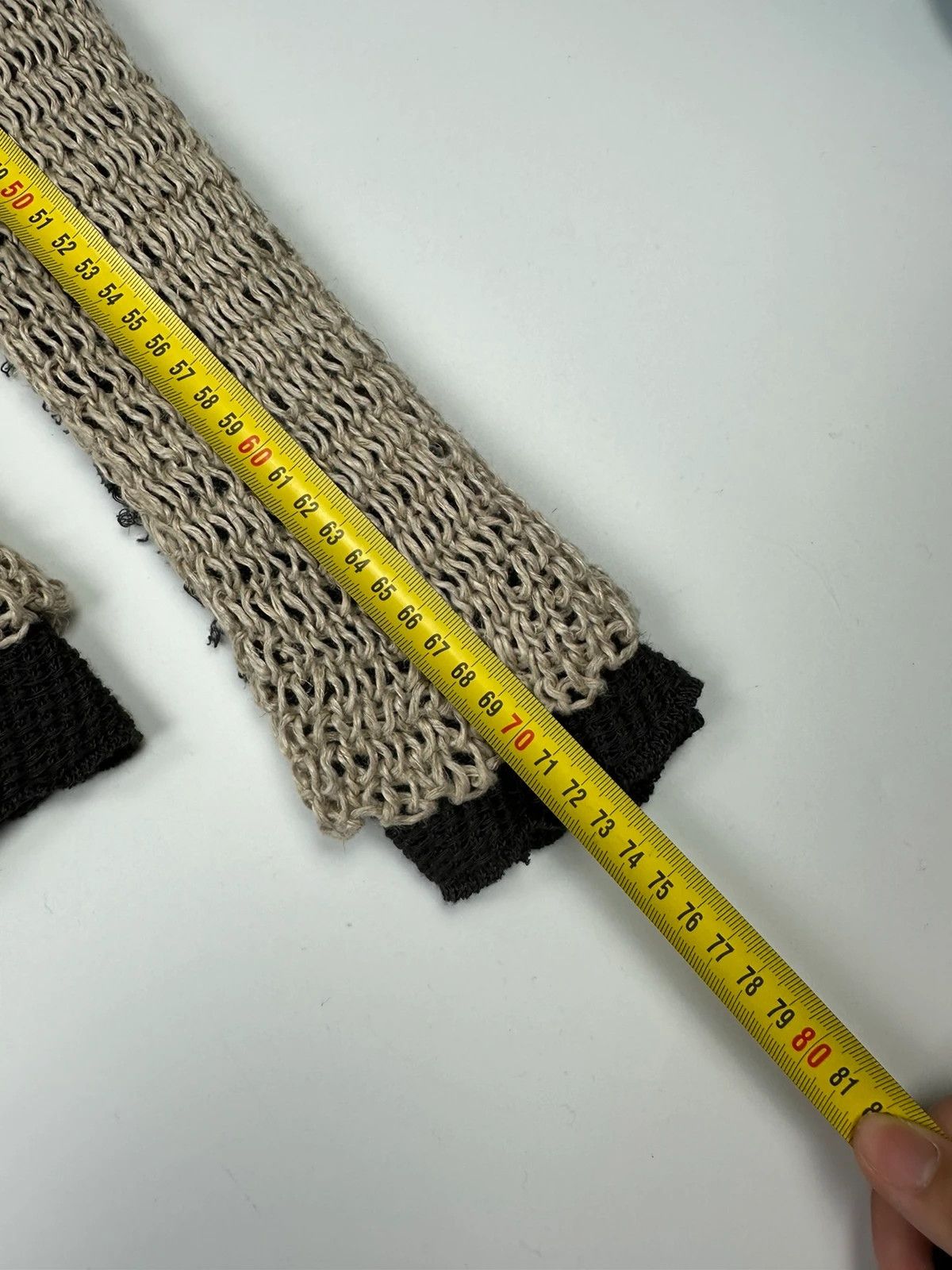Dolce & Gabbana Dolce & Gabbana Net Knit Double Layer Sweater Beige & Brown Size US M / EU 48-50 / 2 - 12 Thumbnail