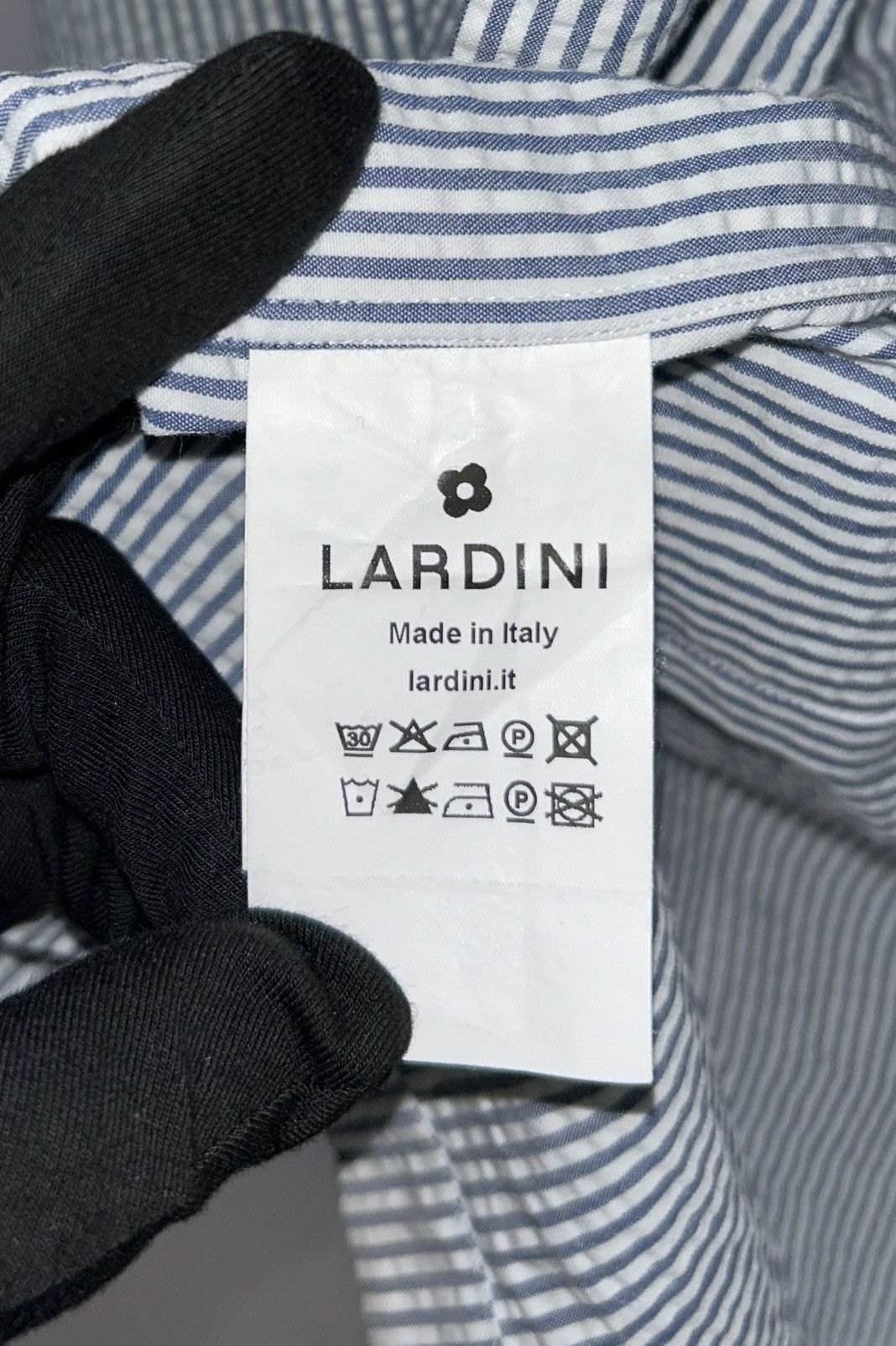 Designer × Lardini LARDINI Egama Striped Cotton Unlined Blazer Jacket Size EU56 Size 46R - 18 Thumbnail