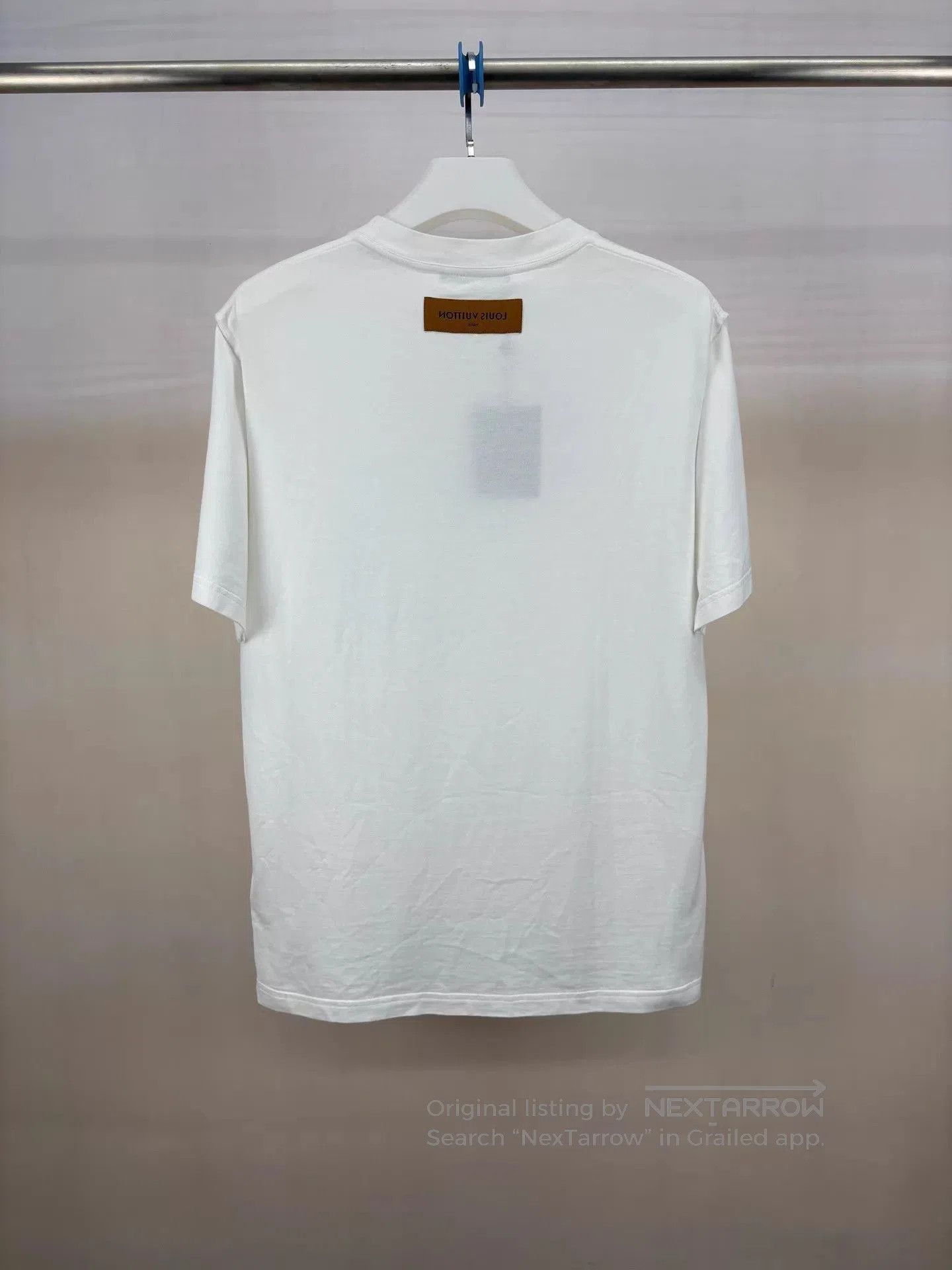 Louis Vuitton White Short-Sleeve Graphic T-Shirt Size L. Size US L / EU 52-54 / 3 - 2 Thumbnail