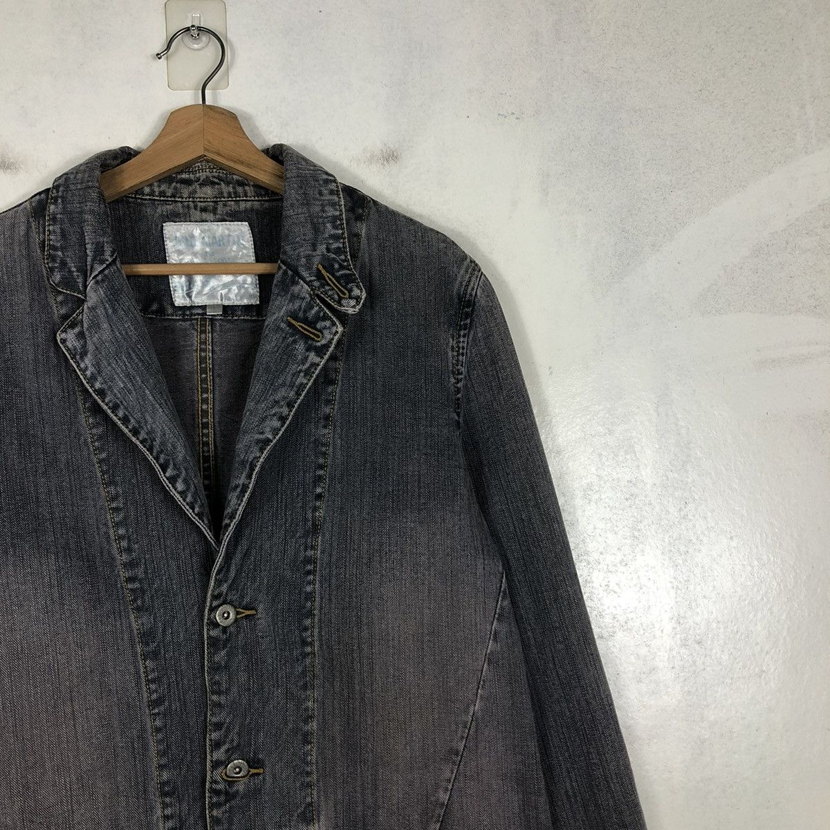 Japanese Brand 📌VINTAGE CHORE WORK DENIM JACKET JAPAN ISSEY MIYAKE Size US L / EU 52-54 / 3 - 8 Thumbnail