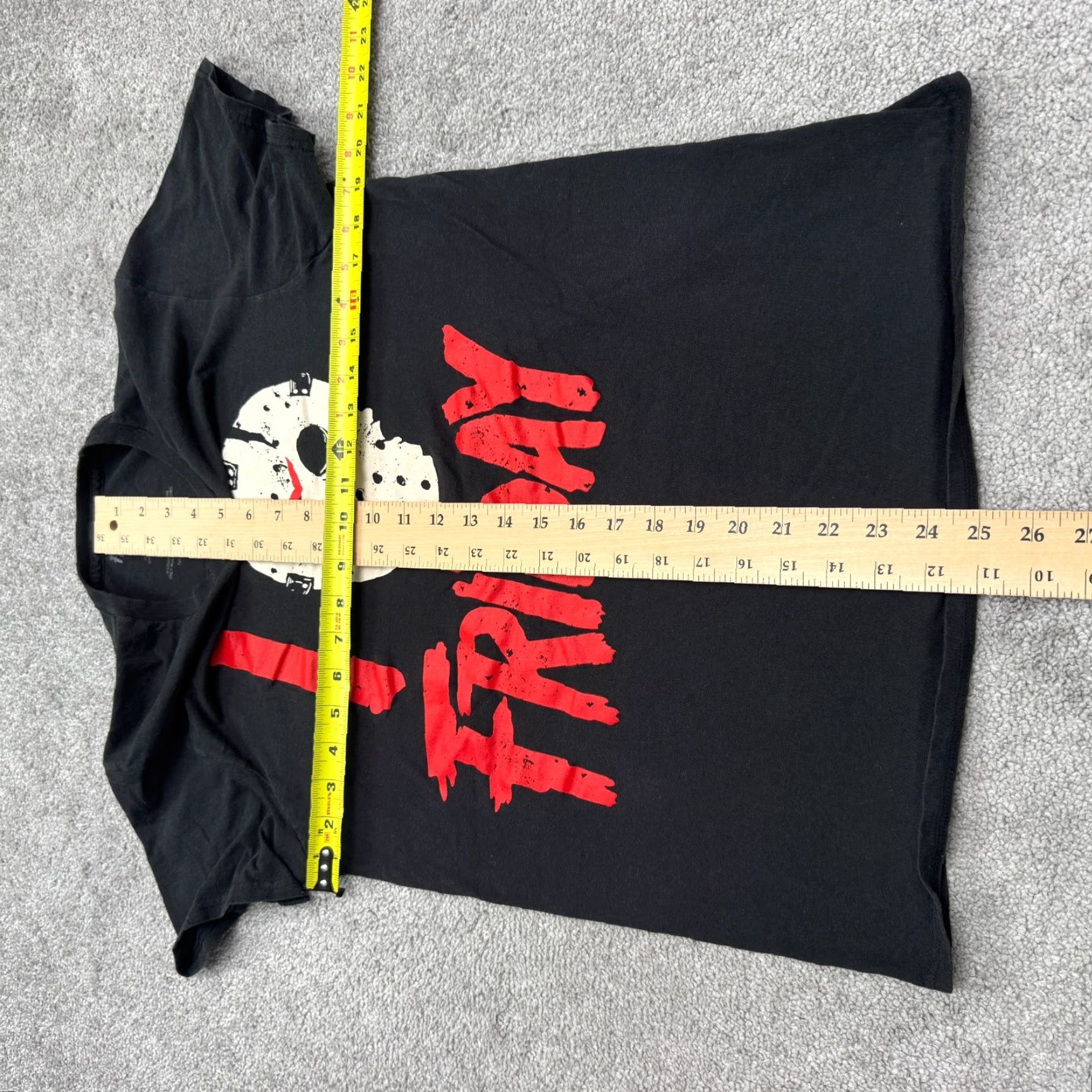 Vintage VINTAGE Friday The 13th Shirt Mens Medium Black Short Sleeve Crew Neck Graphic Tee Size US M / EU 48-50 / 2 - 6 Thumbnail
