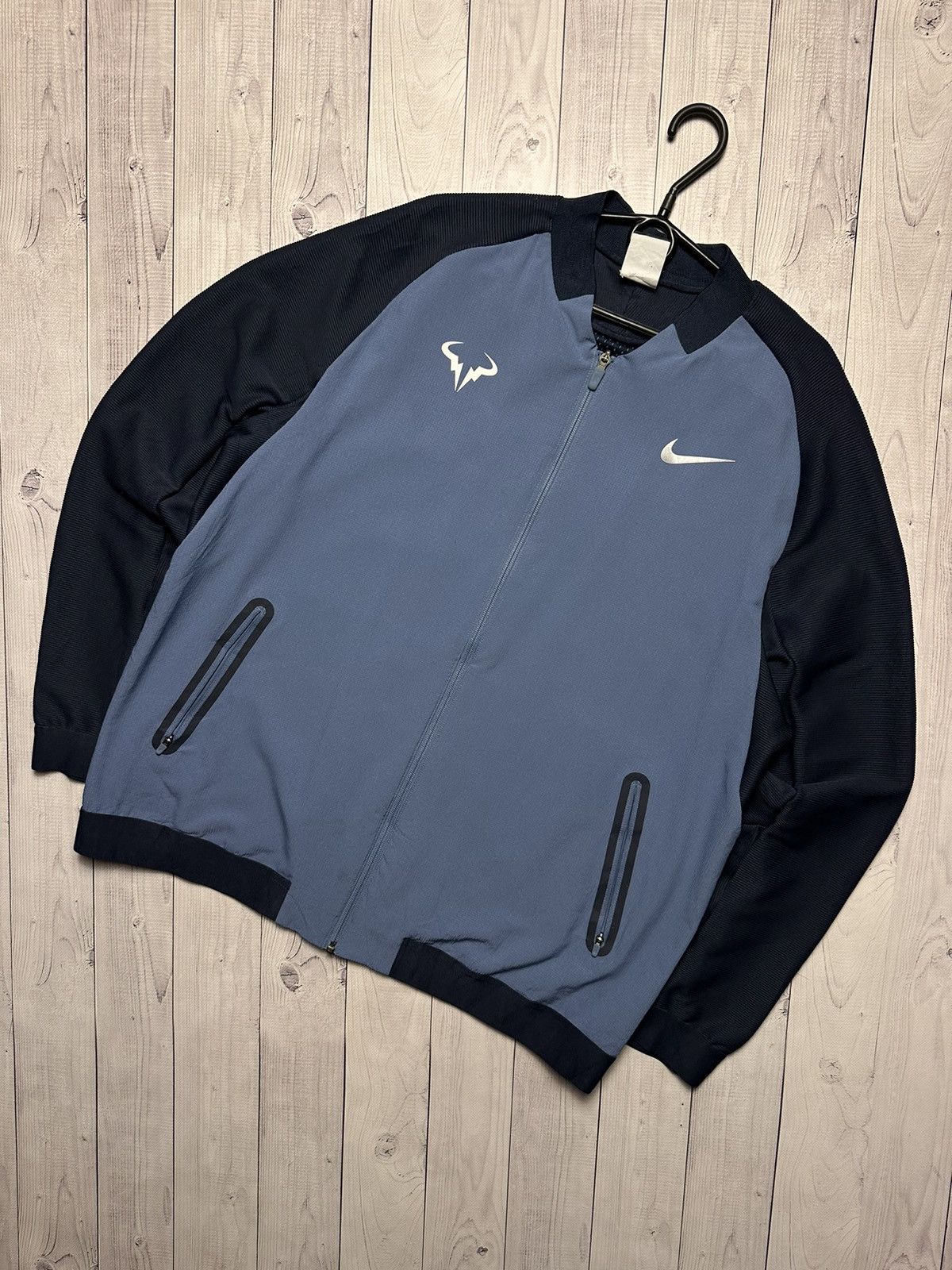 Vintage Nike Bomber Rafael Nadal size L logo