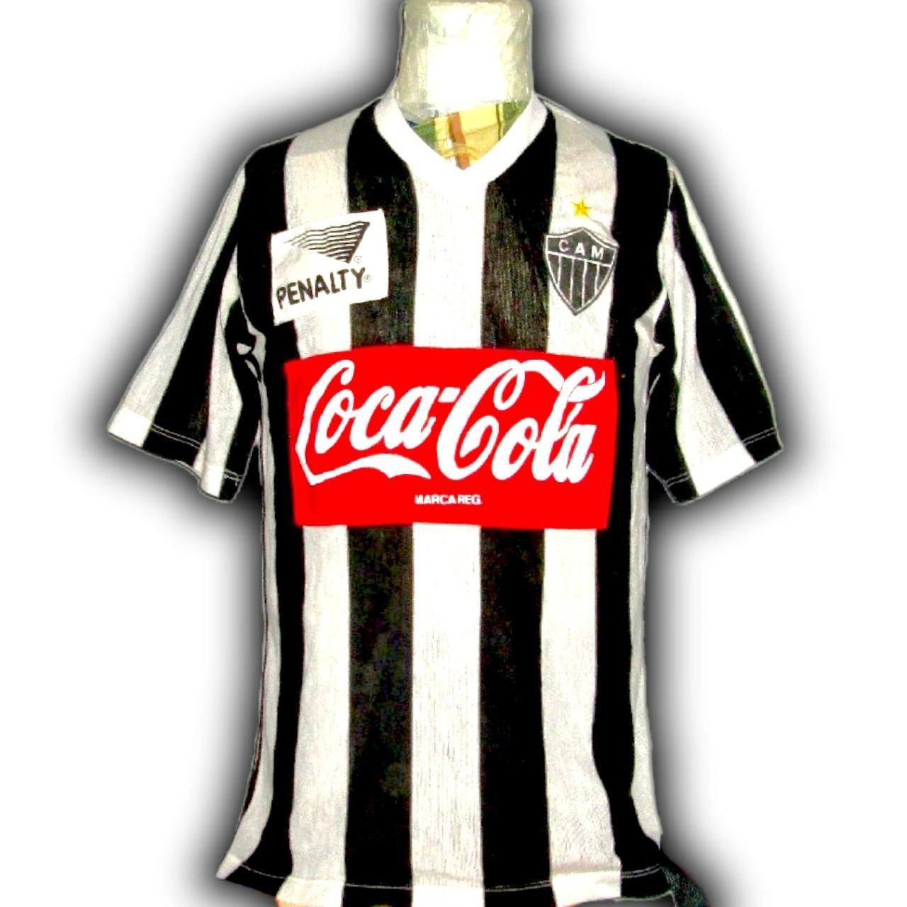 Penalty Atletico Mineiro Brazil 1987 1988 1989 Home Shirt Jersey Size US L / EU 52-54 / 3 - 1 Thumbnail