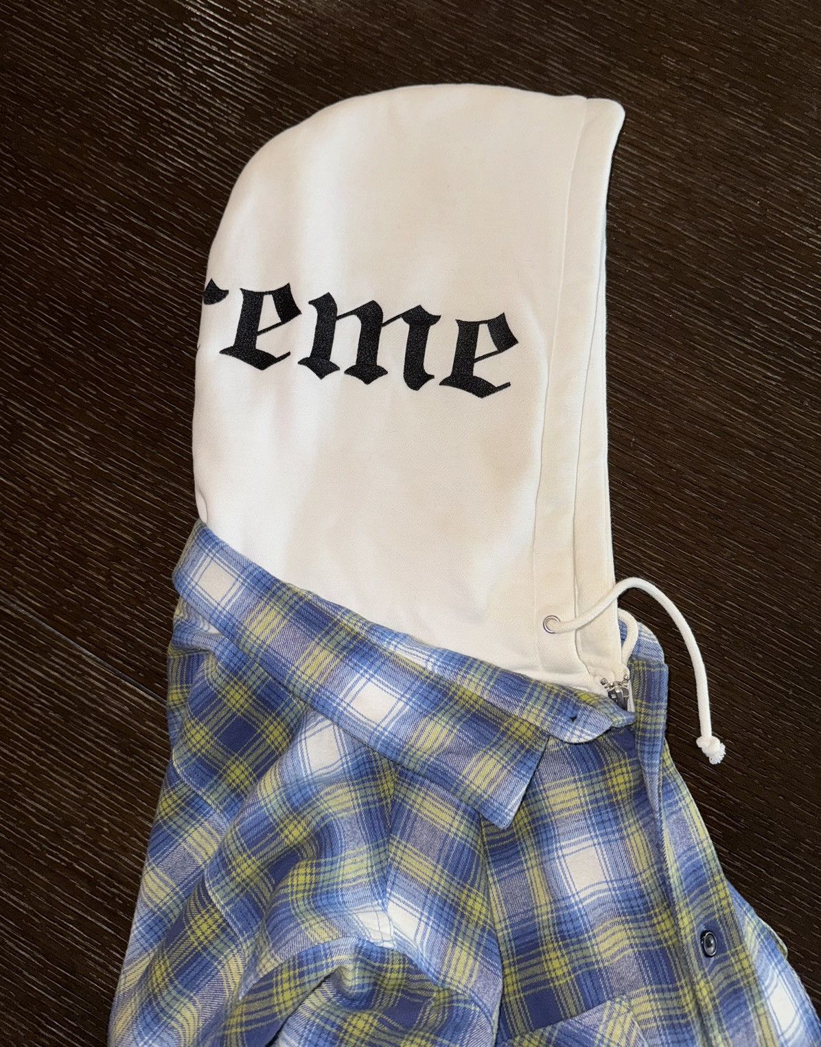 Supreme Supreme Hooded Flannel Zip up shirt Size US XL / EU 56 / 4 - 5 Thumbnail