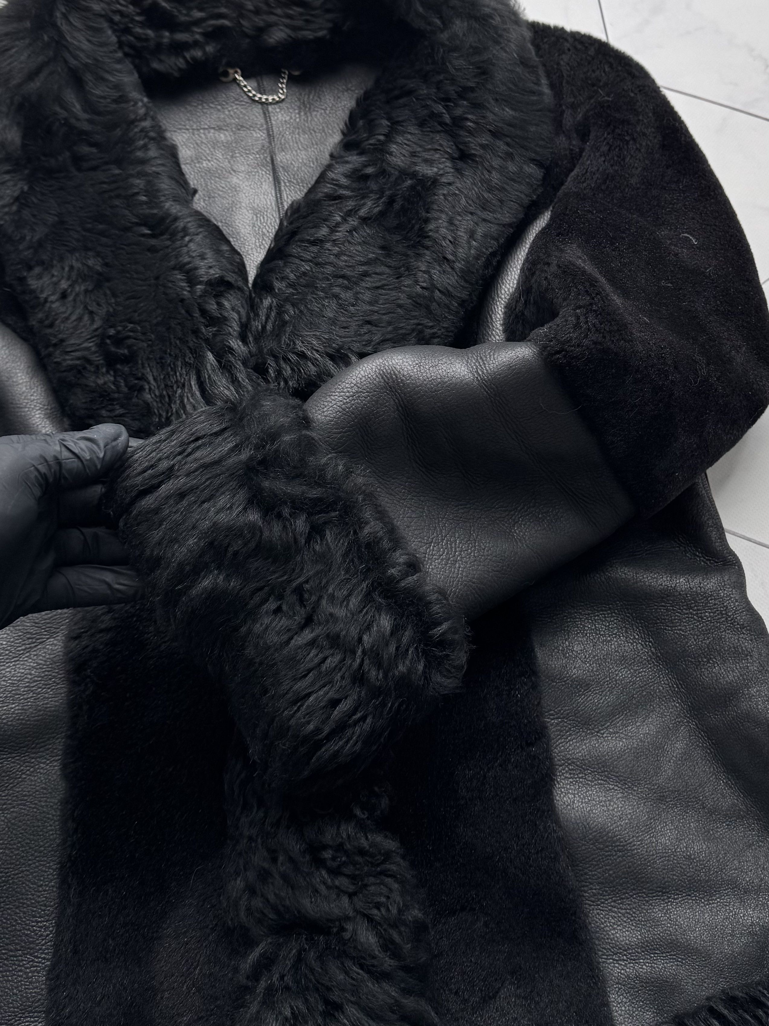 Vintage Vintage Real Sheepskin Coat (B550)E2D15 Size XL / US 12-14 / IT 48-50 - 8 Thumbnail