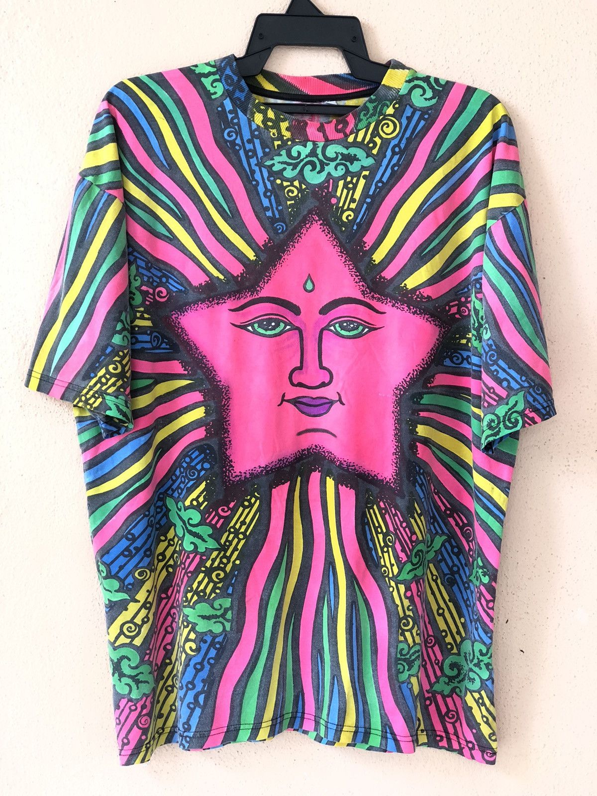Vintage Vintage AOP Pop Art Multicolour Very Rare Size US XL / EU 56 / 4 - 1 Thumbnail