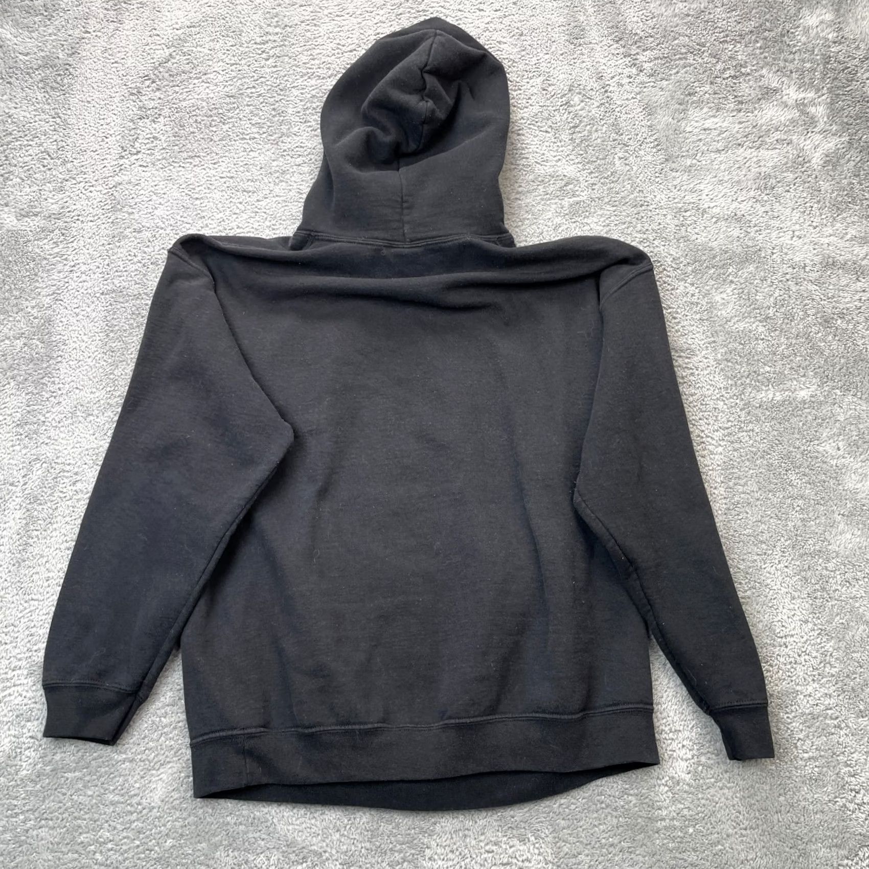 Gildan Jeep Hoodie Mens Large Black Car Logo Cotton Fleece Kangaroo Pockets Pullover Size US L / EU 52-54 / 3 - 2 Thumbnail