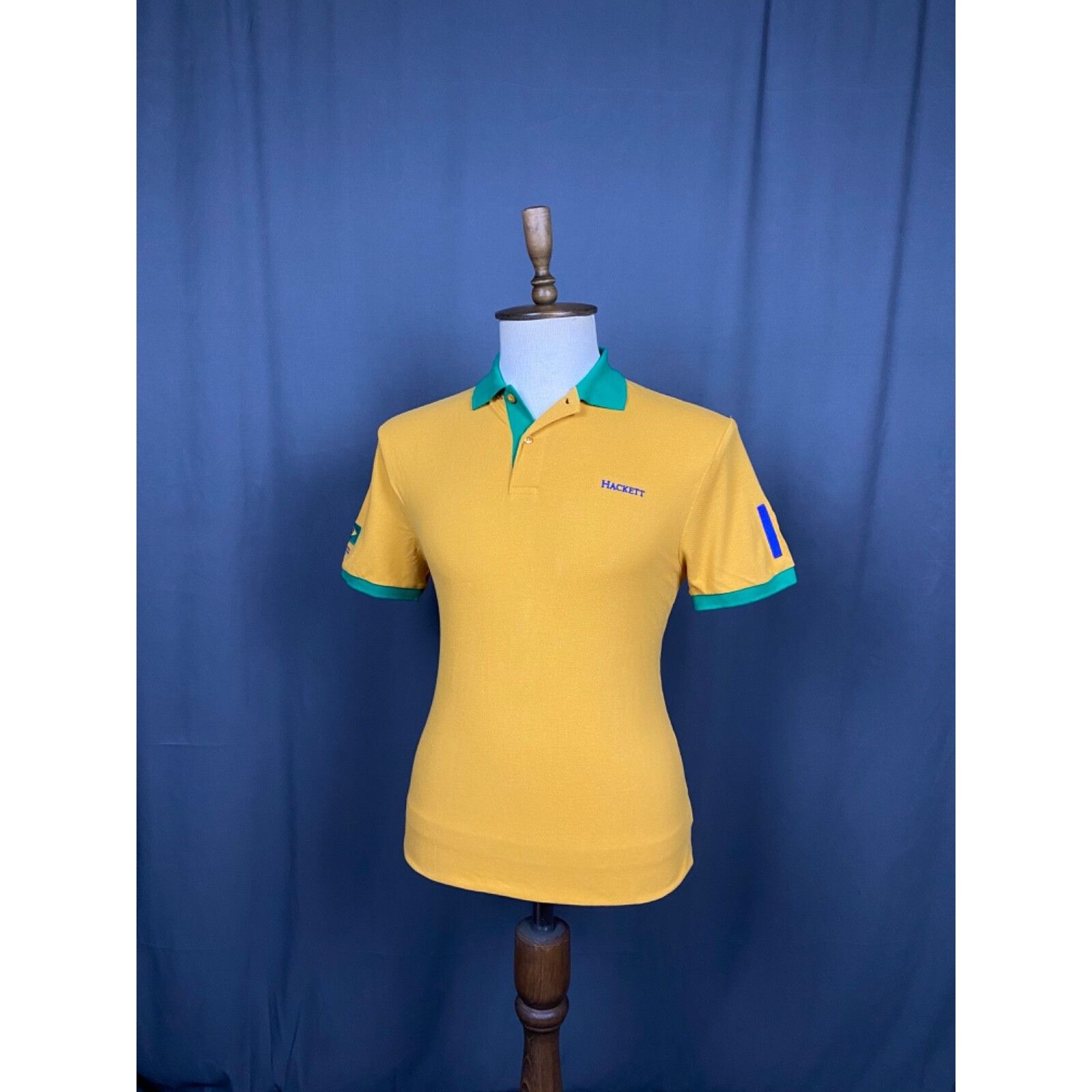 Hackett NWT Hackett Brazil Men's Yellow Polo T-Shirt Size M Size US M / EU 48-50 / 2 - 2 Thumbnail