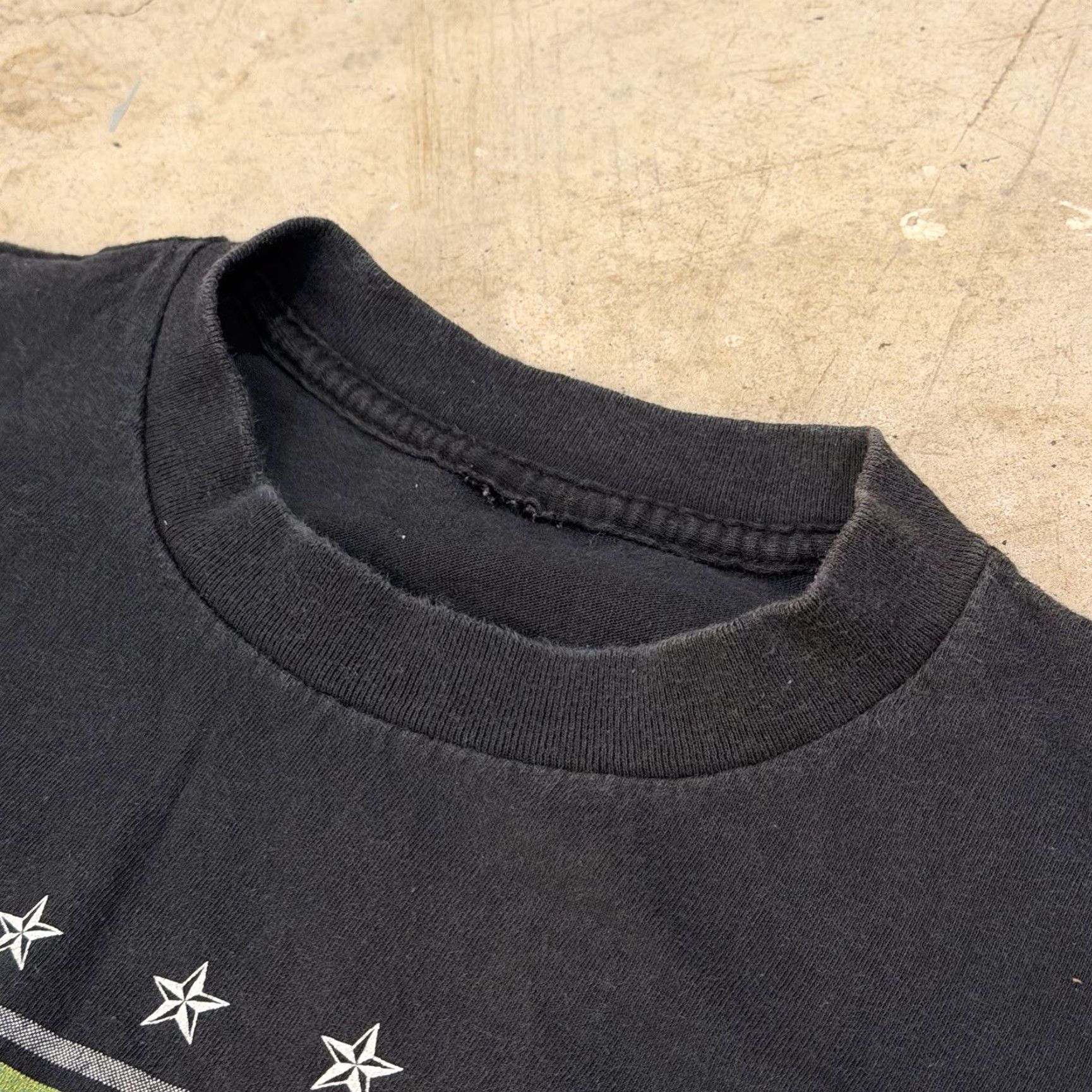 Rusty VINTAGE 90s Rusty Wallace Single Stitch Tshirt Mens L Black Logo Big Logo Mens L Size US L / EU 52-54 / 3 - 3 Thumbnail